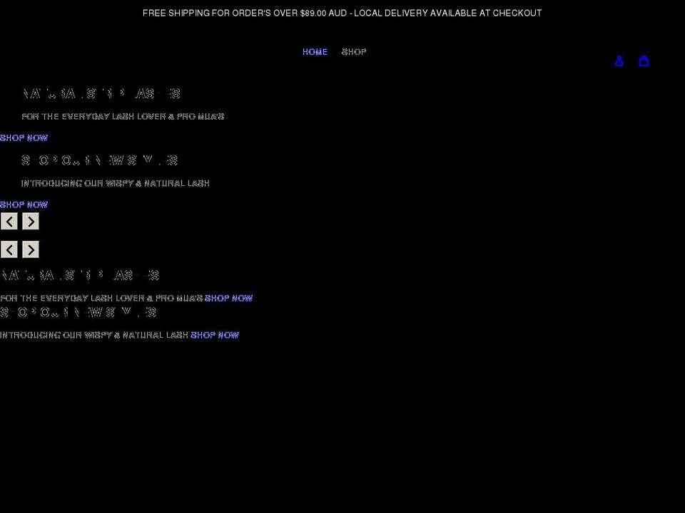 mlabelcosmetics.com shopify website screenshot