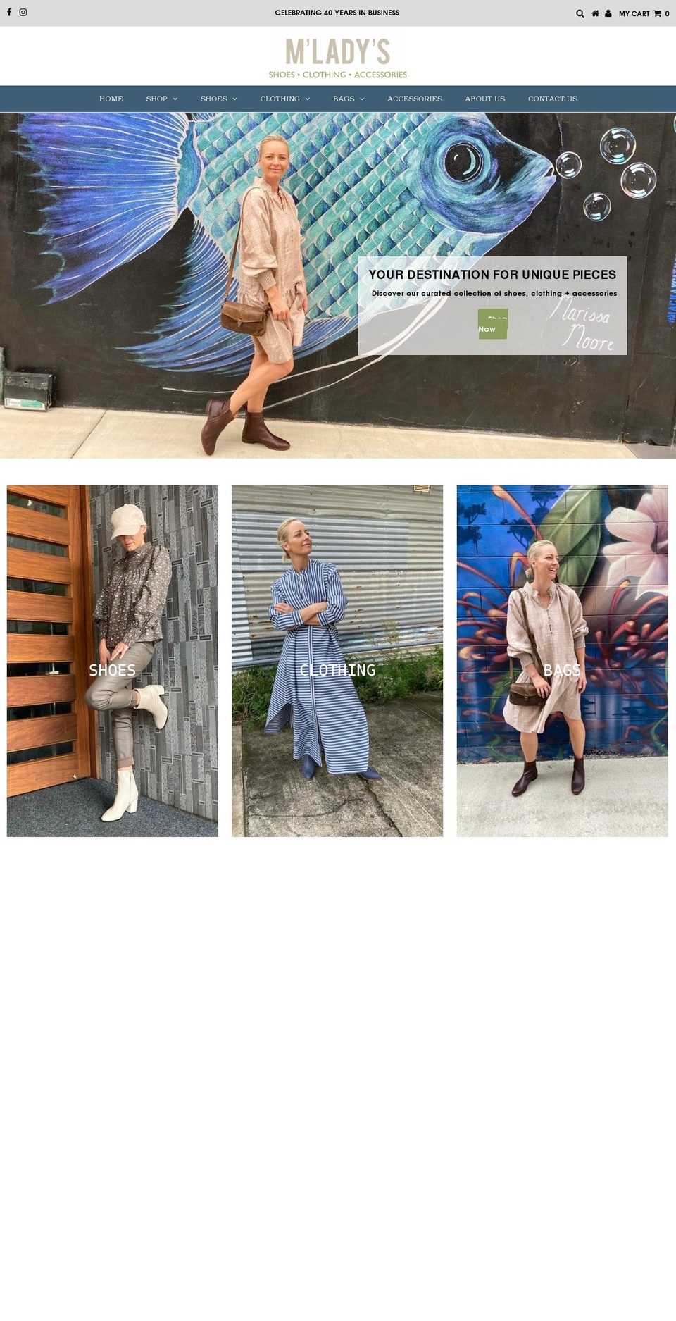 mladys.com.au shopify website screenshot