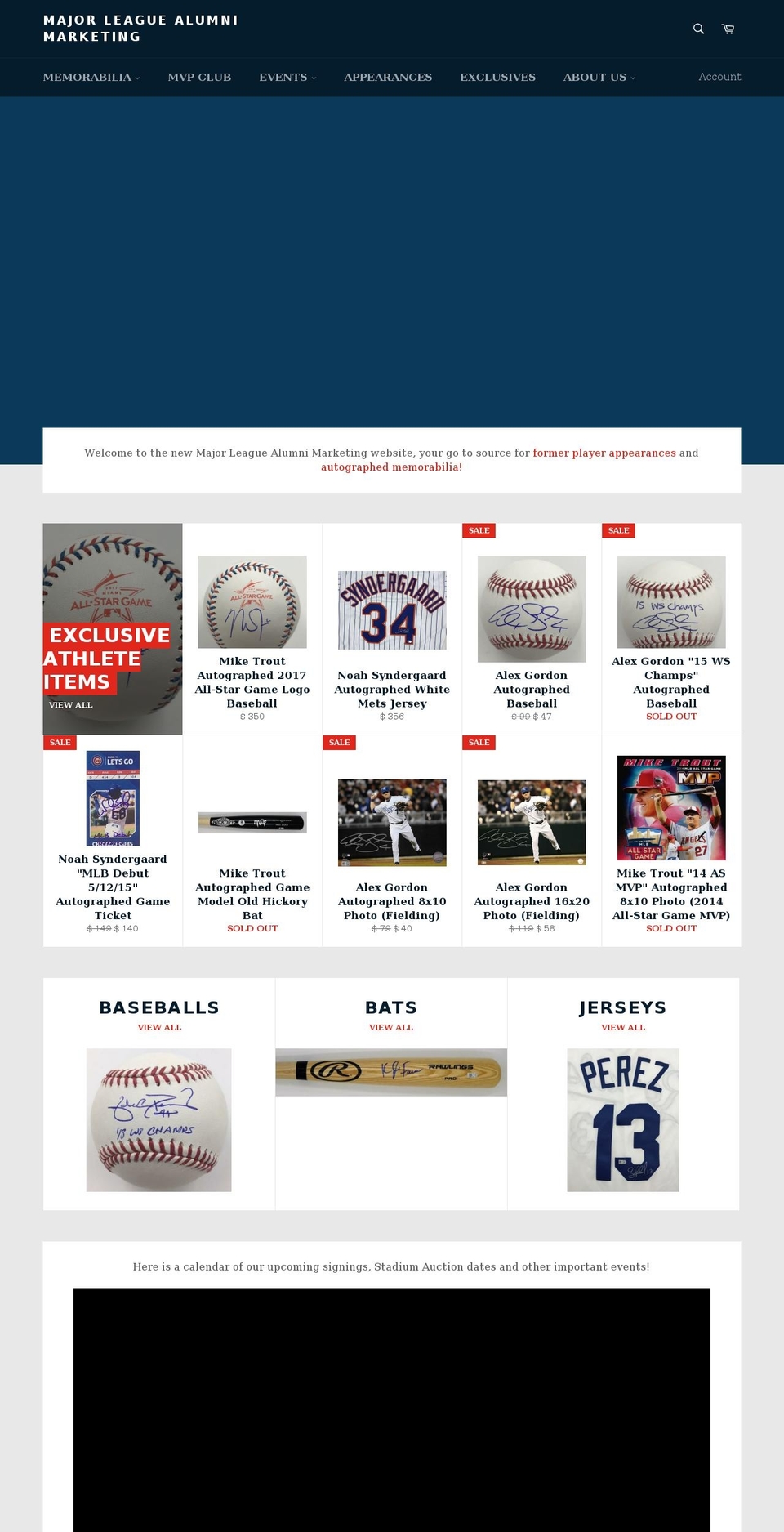 mlamauthentics.com — Shopify storefront screenshot