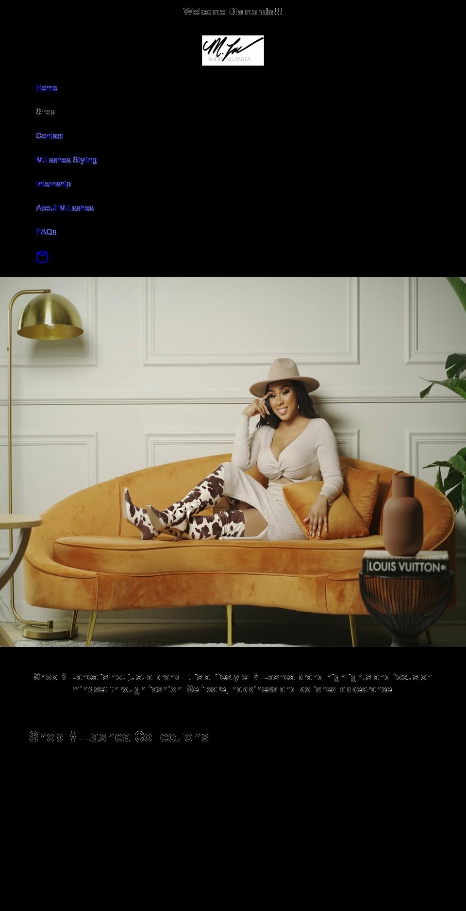 mlashea.com shopify website screenshot