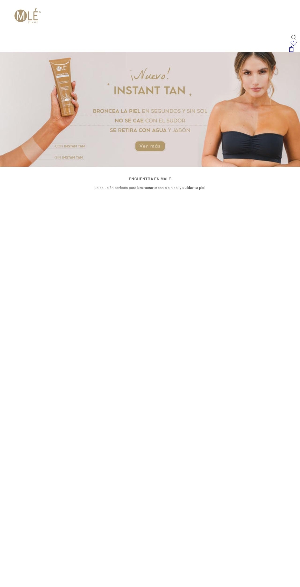 mleofficial.com shopify website screenshot