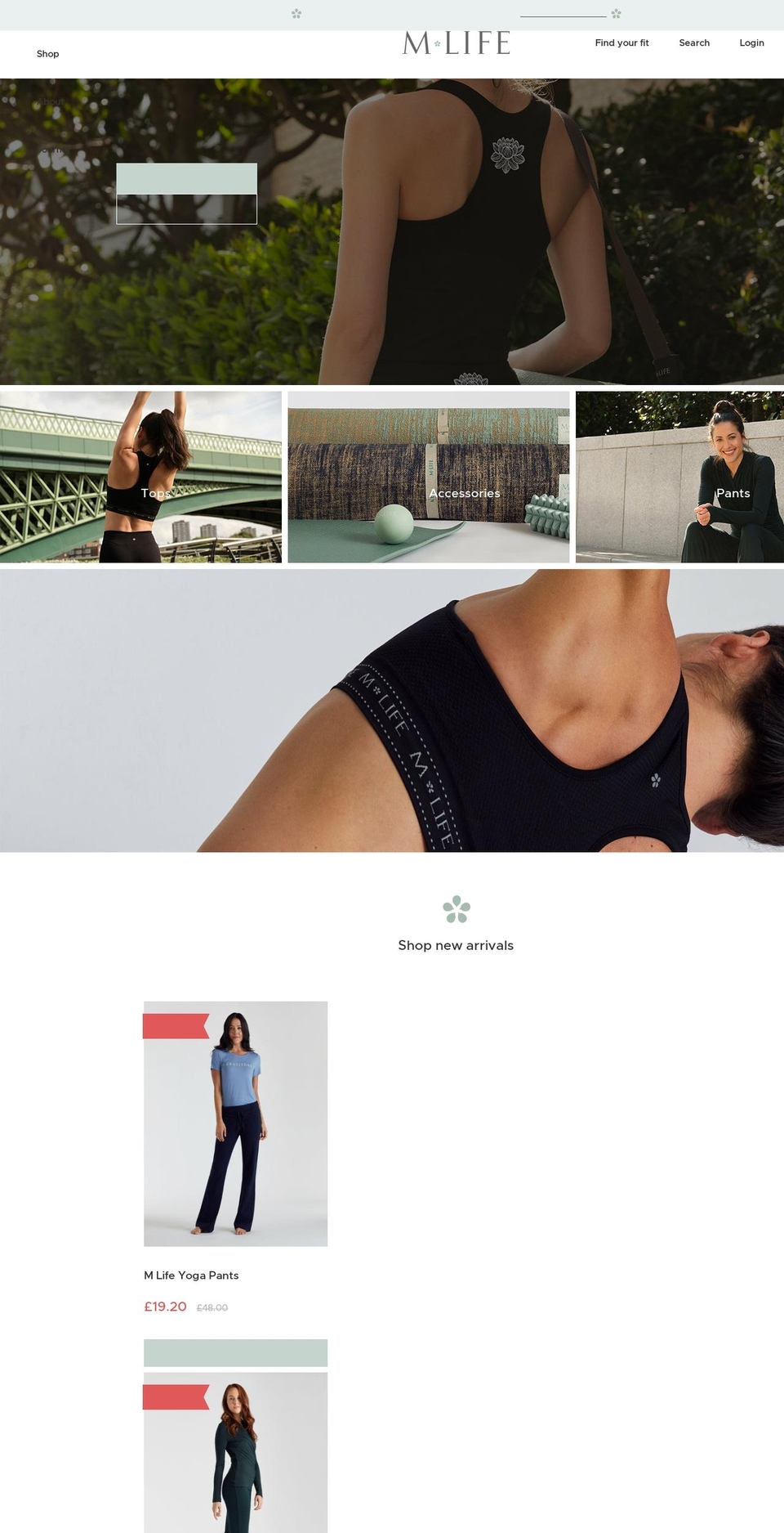 mlifelondon.com shopify website screenshot