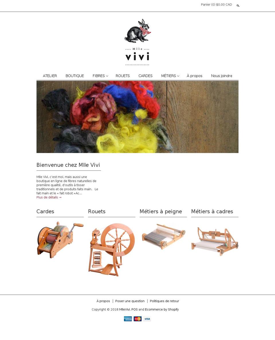 mllevivi.com — Shopify storefront screenshot