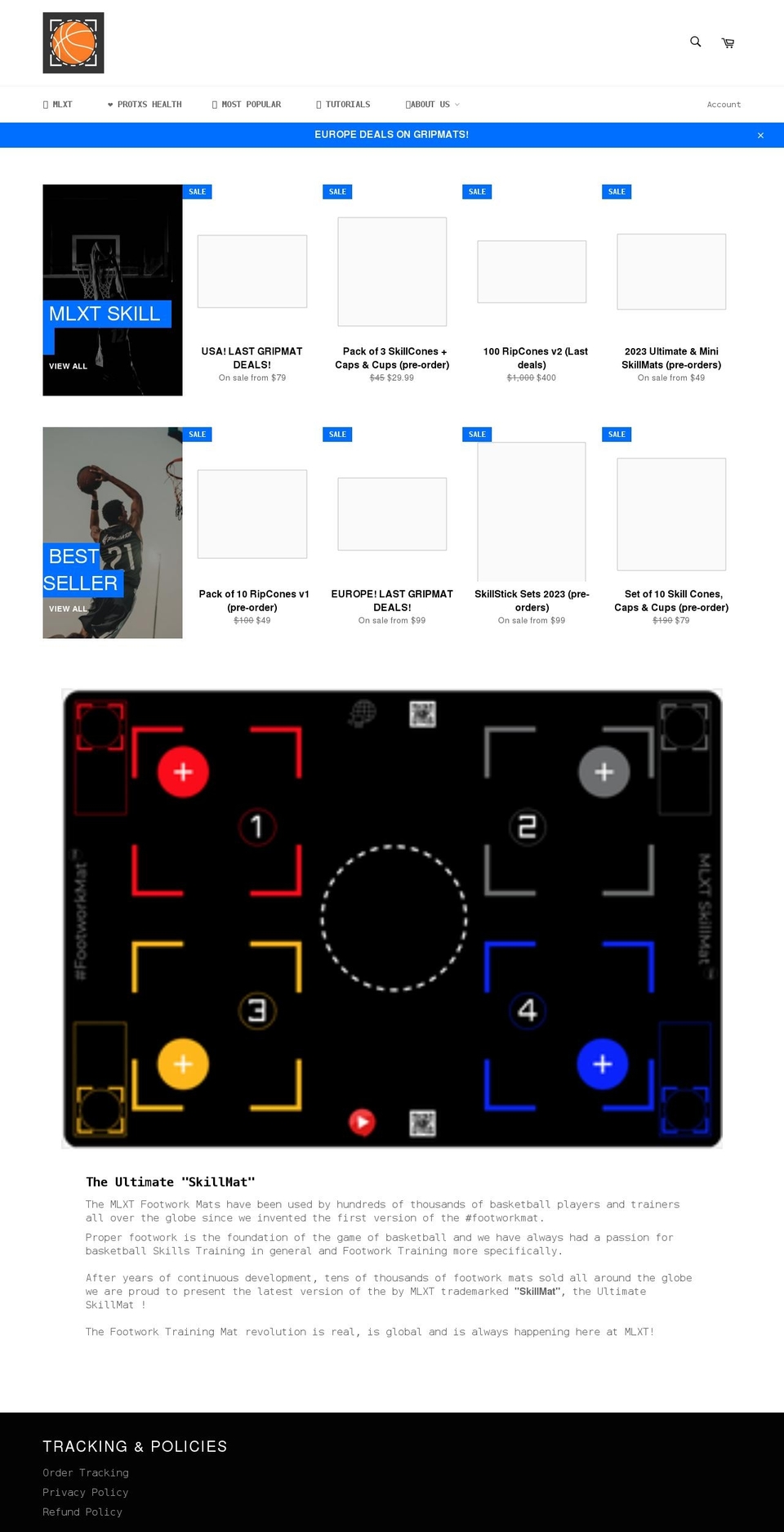 mlxt.co shopify website screenshot