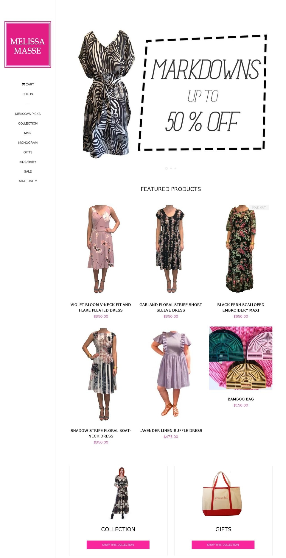 mm2collection.com shopify website screenshot