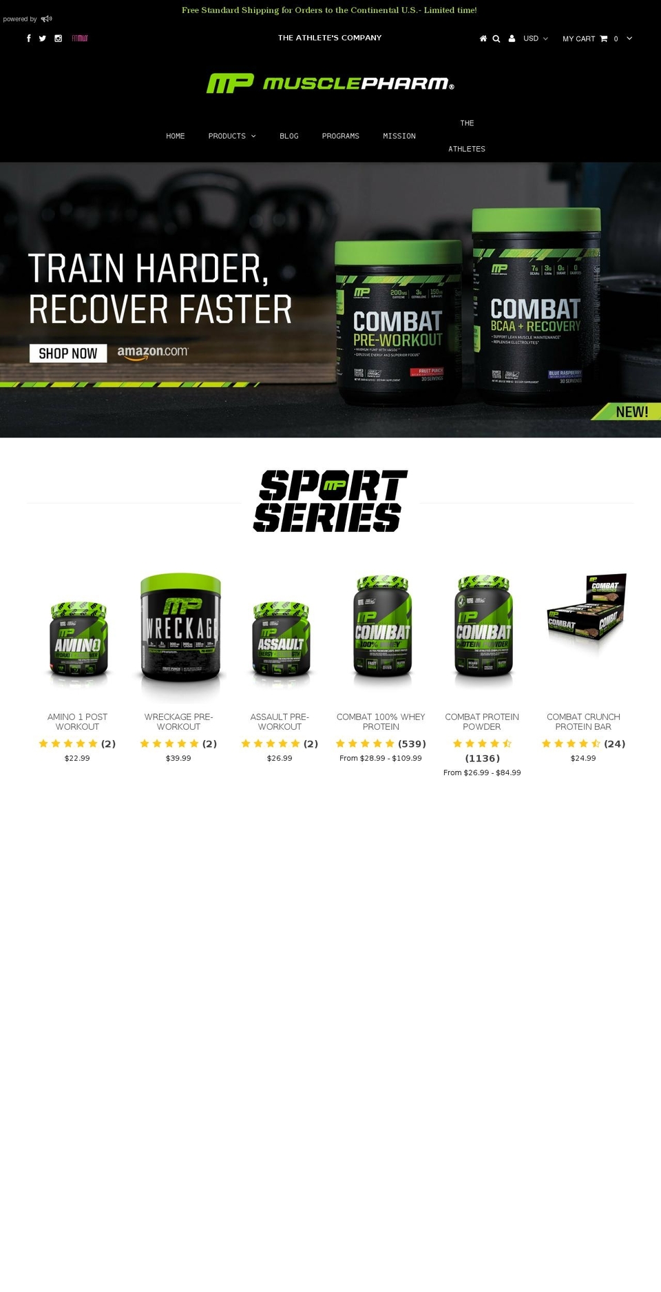 mmaeliteseries.net shopify website screenshot