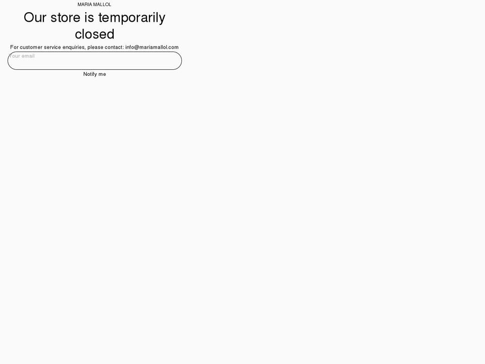 mmallolstudio.com — Shopify storefront screenshot