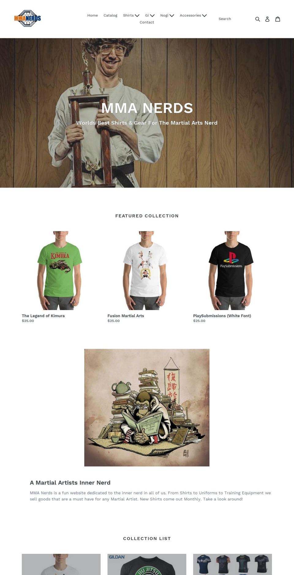 mmanerds.com shopify website screenshot