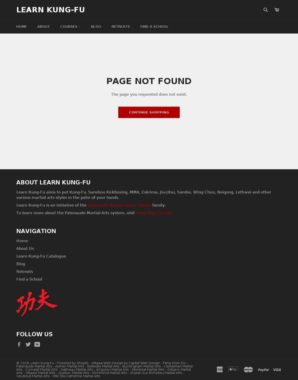 mmaorleans.com — Shopify storefront screenshot