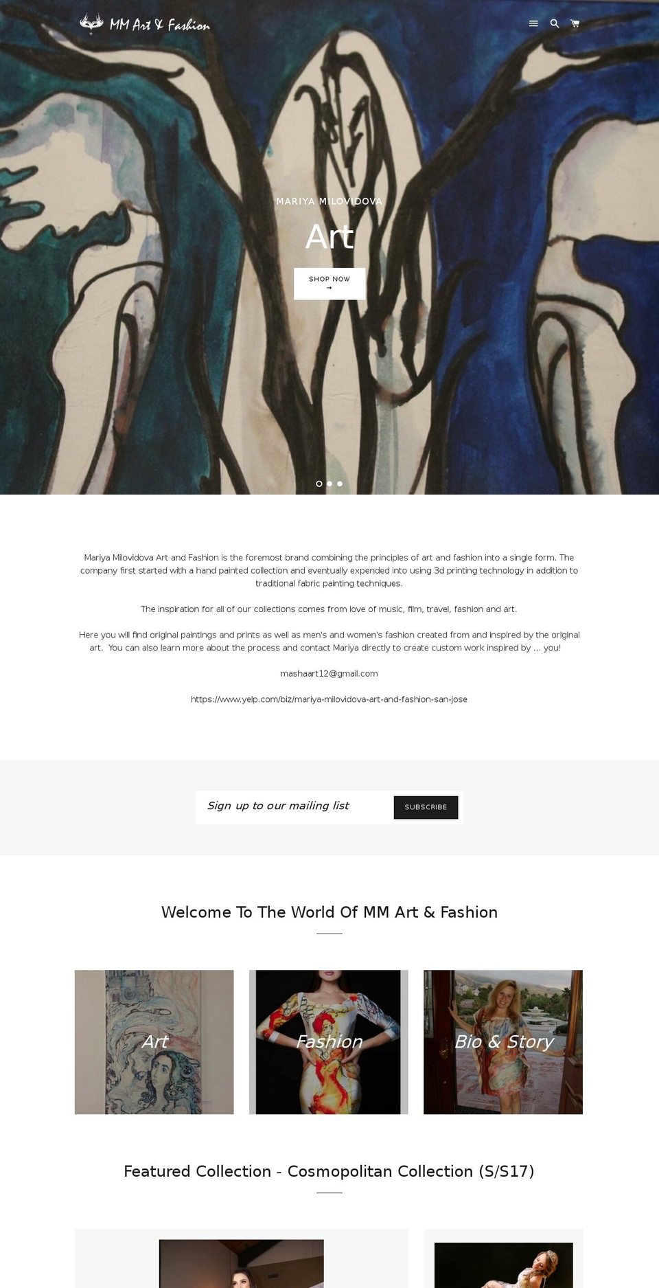 mmartfashion.com shopify website screenshot