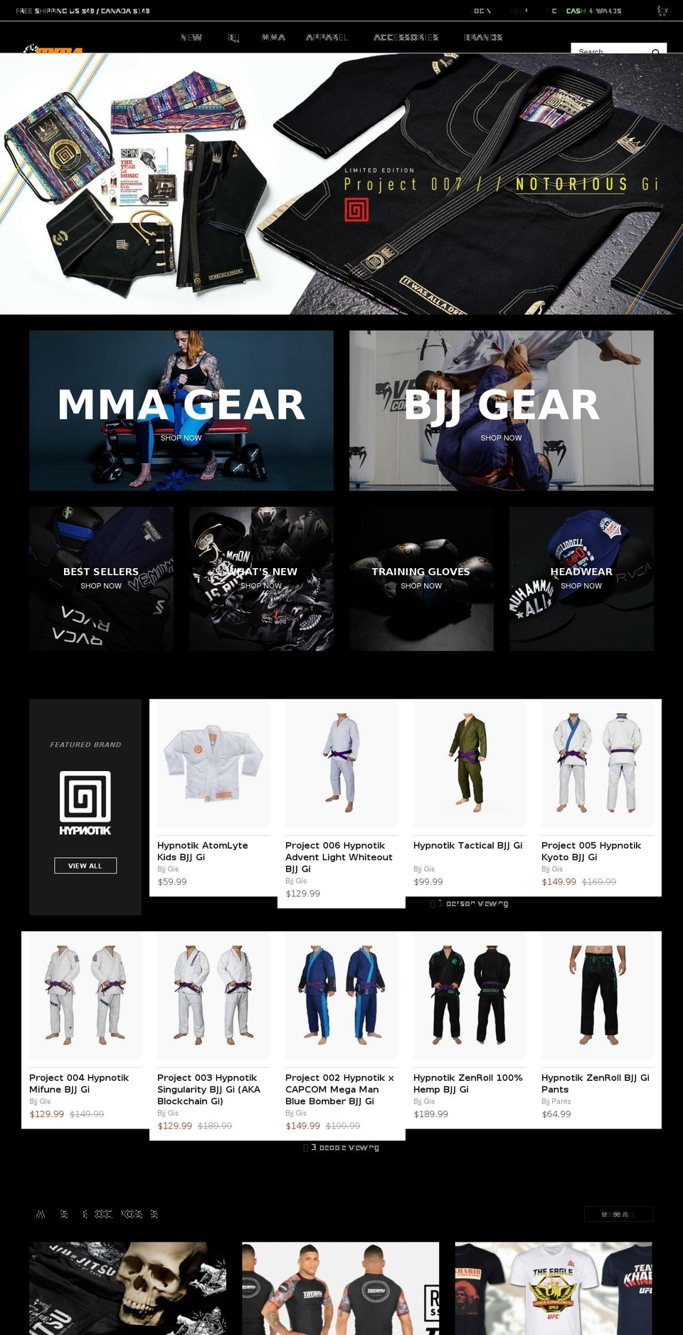 mmawarehouse.info shopify website screenshot