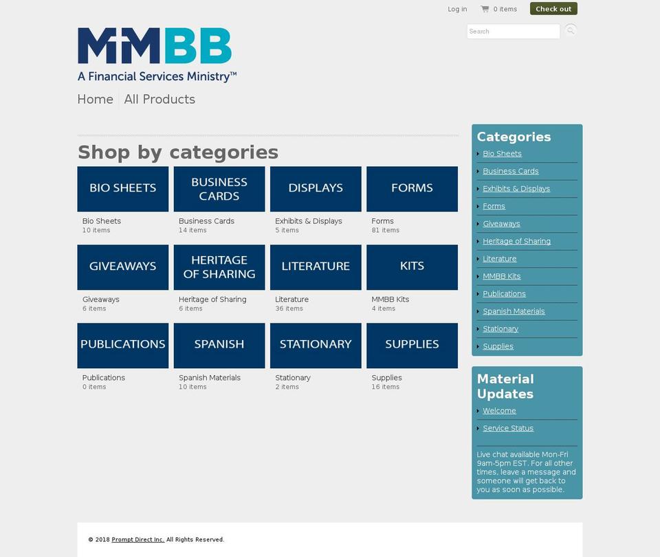 mmbbstore.com — Shopify storefront screenshot