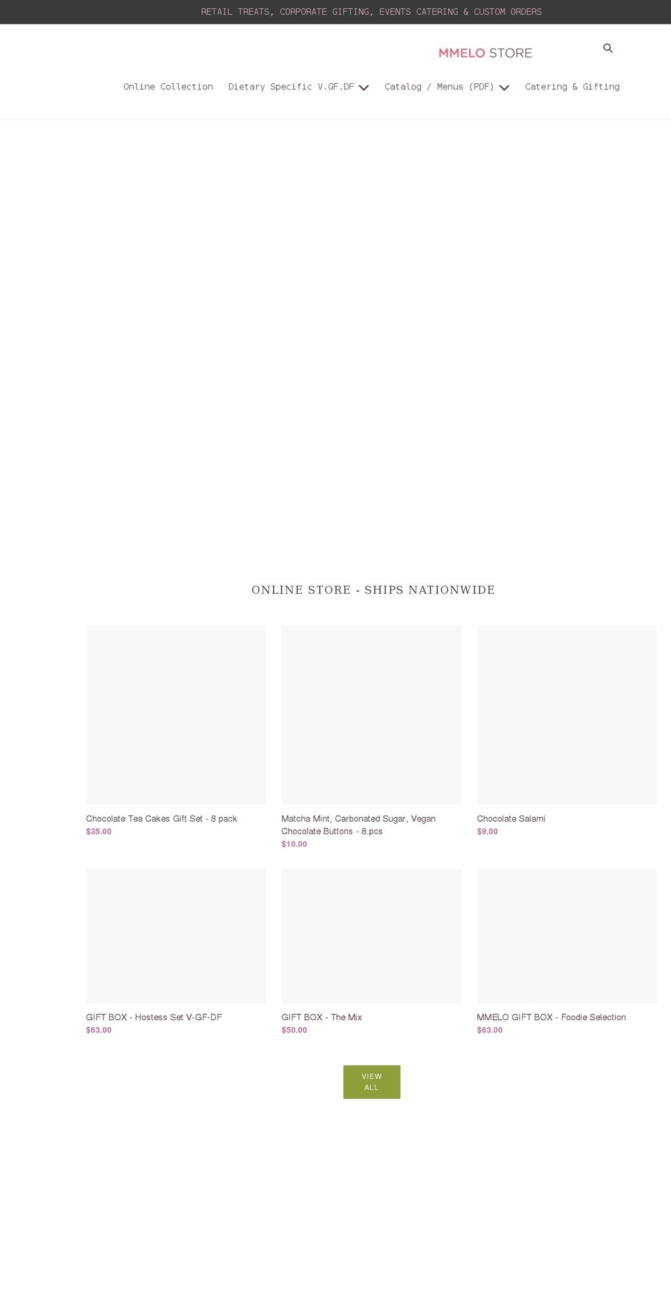 mmelo.co shopify website screenshot