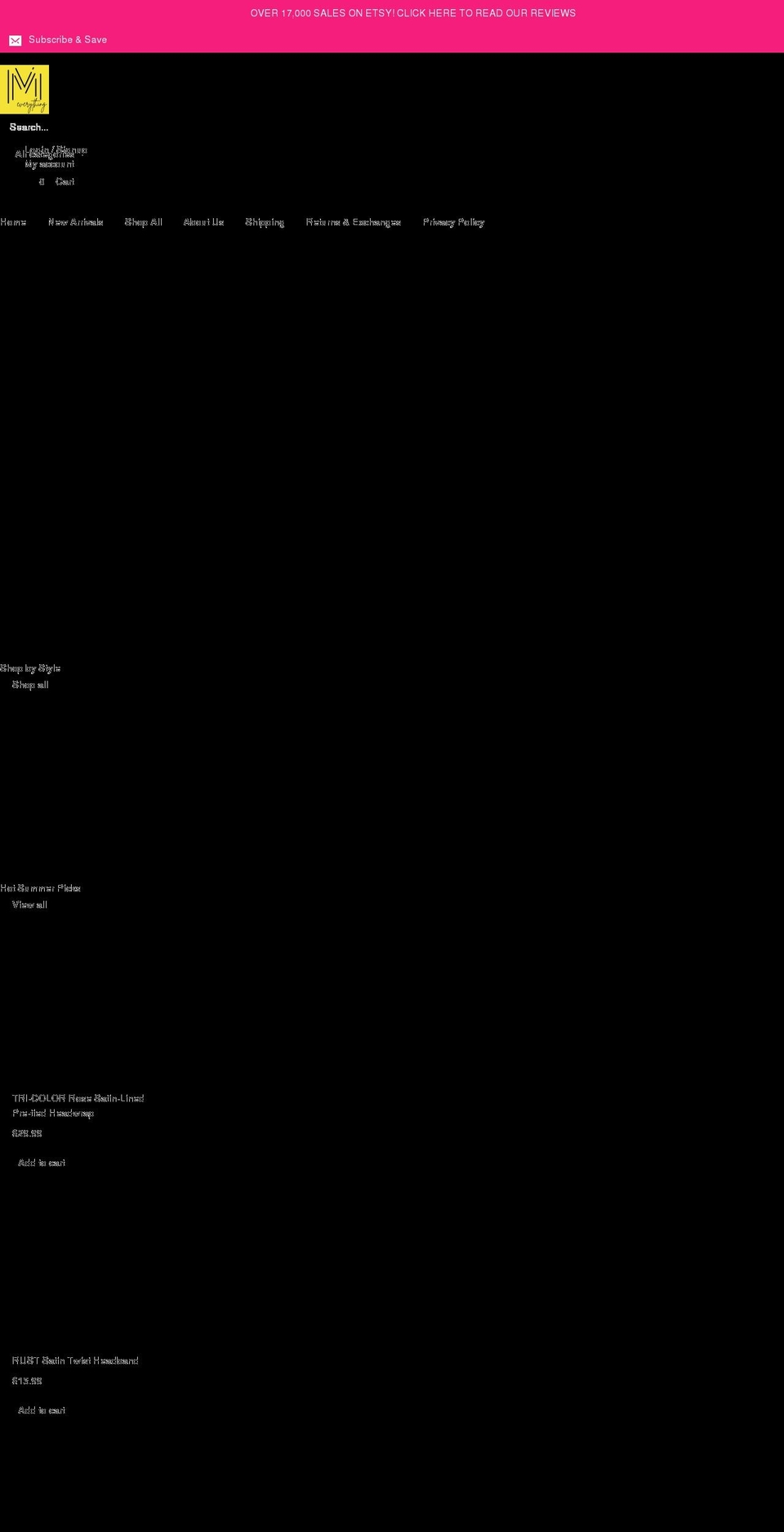 mmeverything.myshopify.com shopify website screenshot
