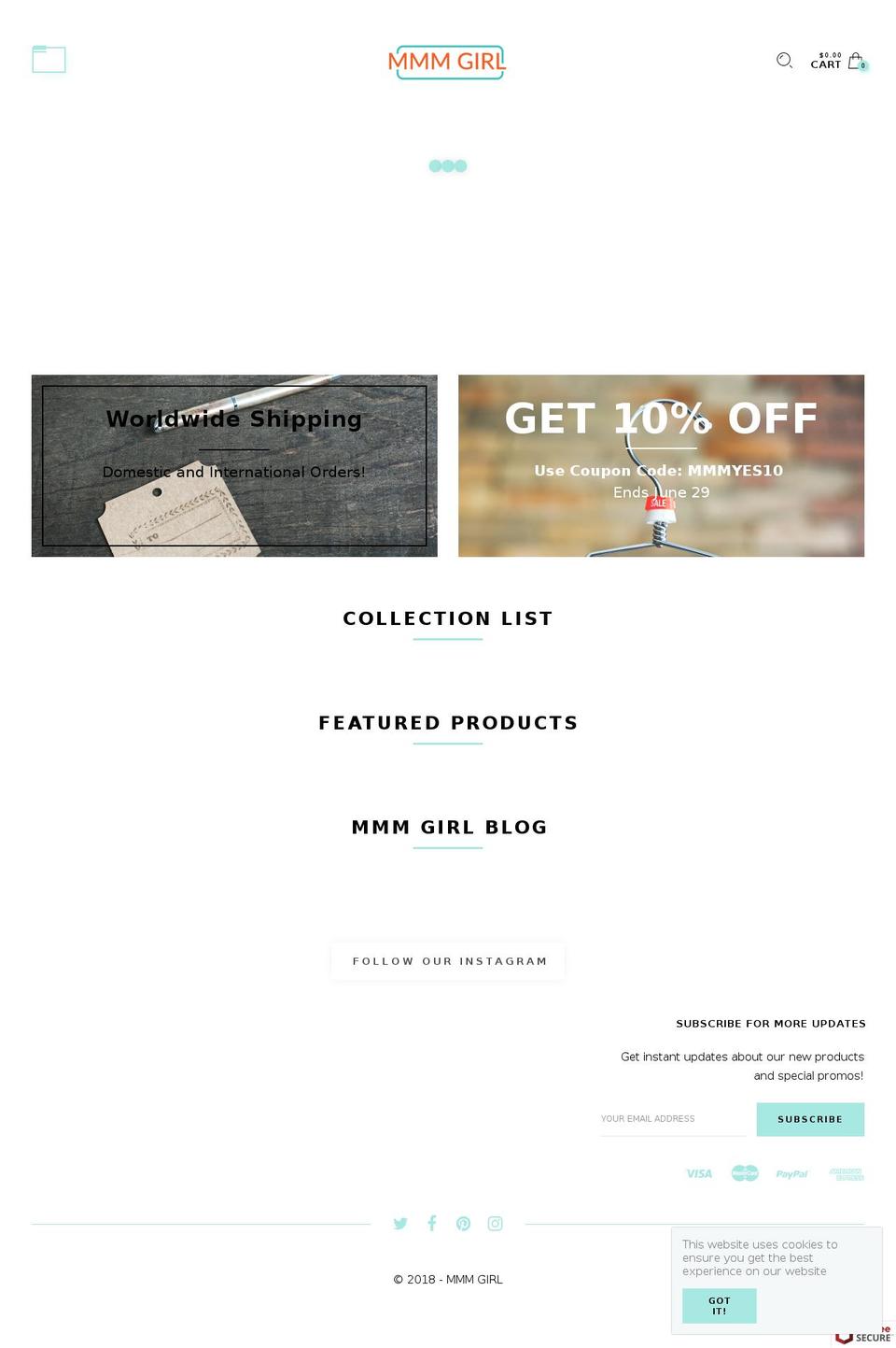 EVA Official Shopify theme site example mmmboyco.com