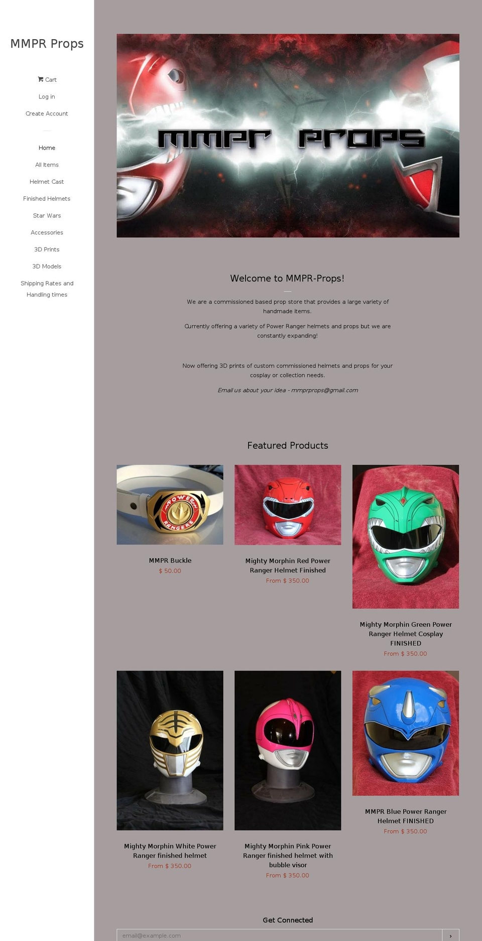 mmprprops.com shopify website screenshot