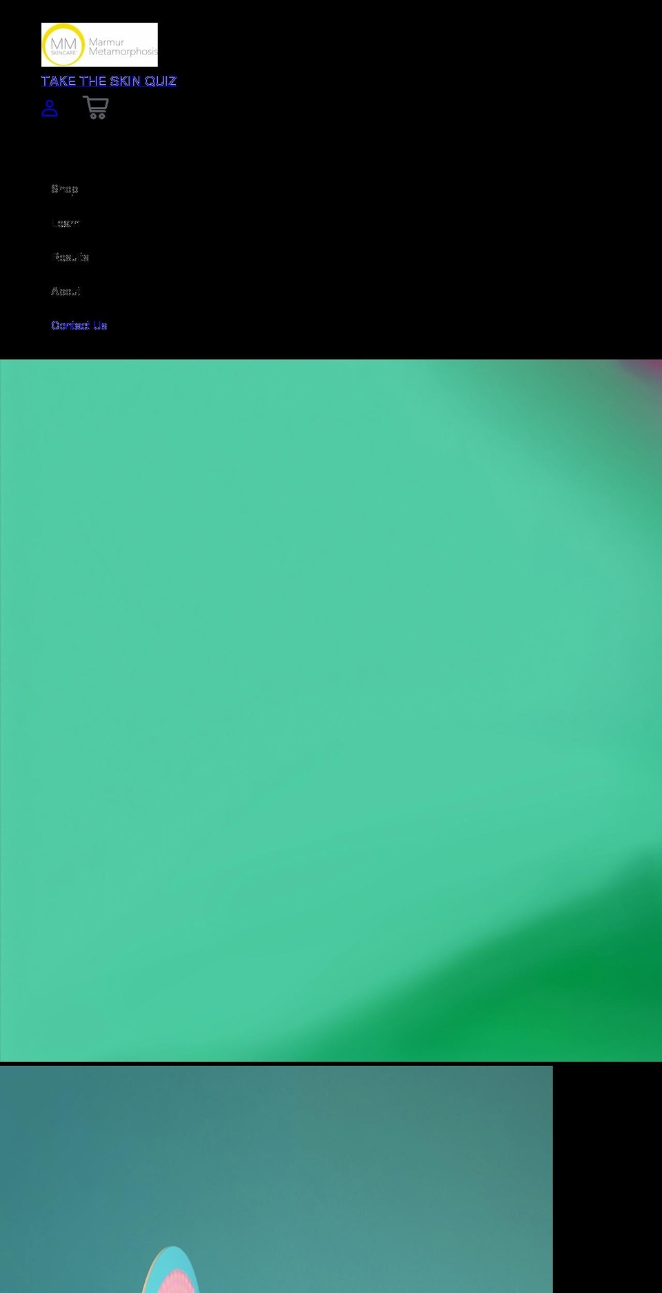 mmskincare.com shopify website screenshot