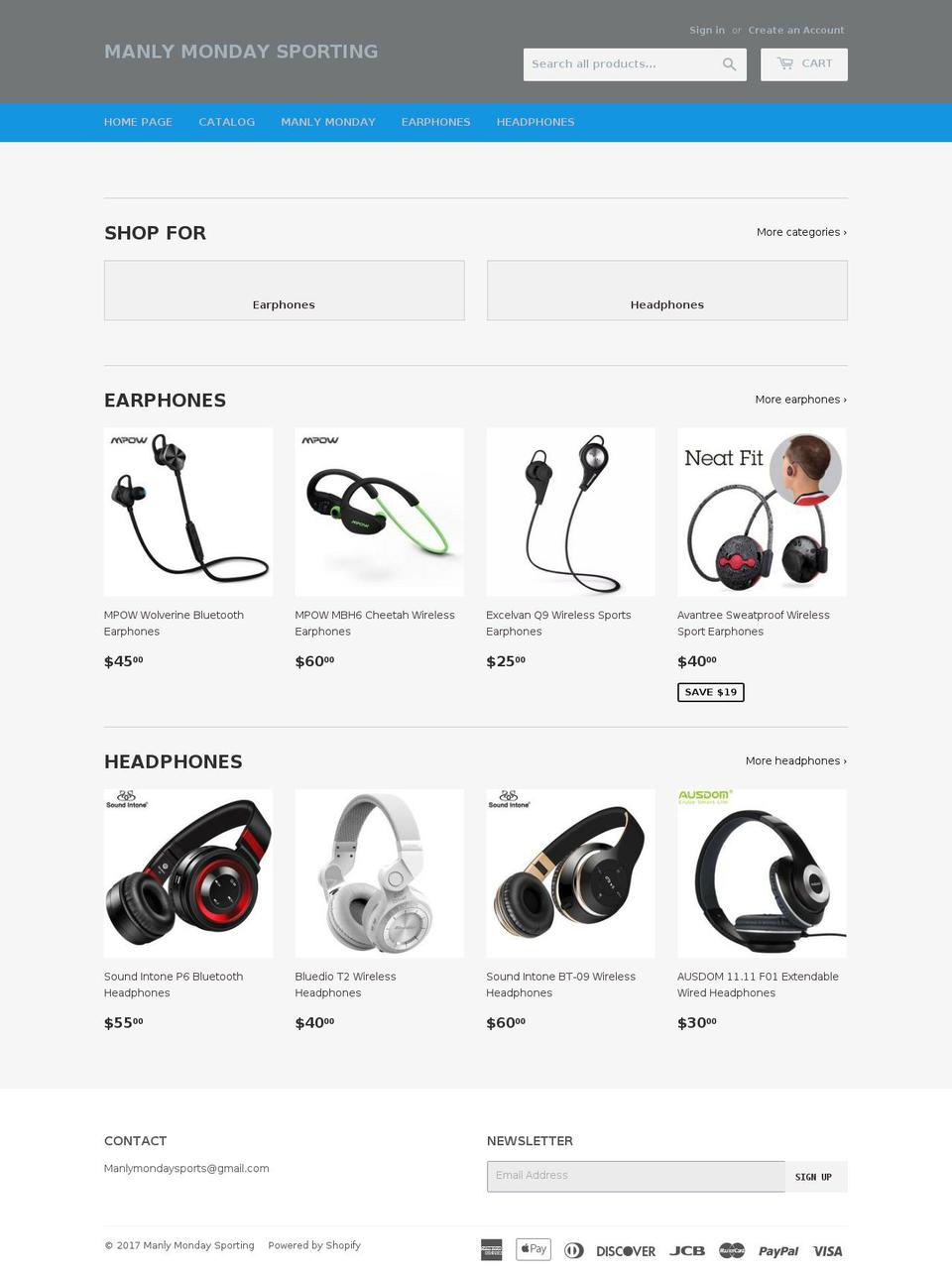 mmsporting.com shopify website screenshot
