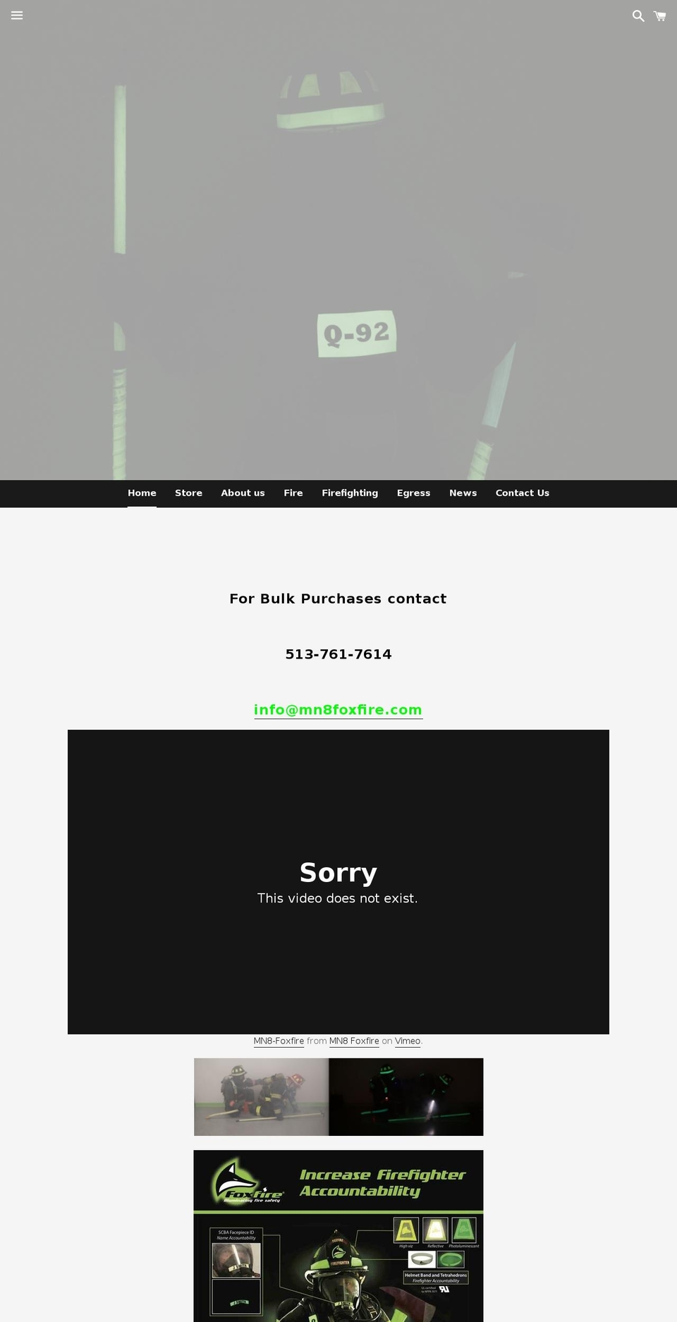 mn8foxfire.mobi shopify website screenshot