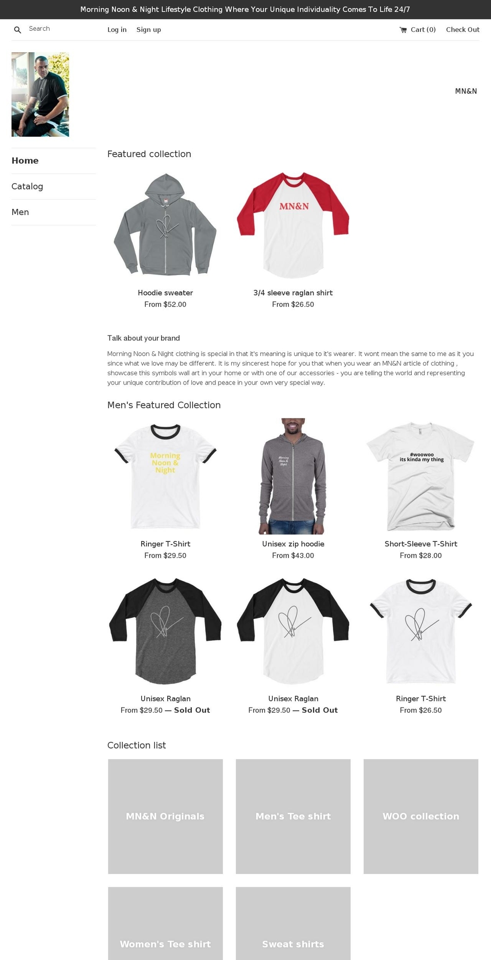 mnn.life shopify website screenshot