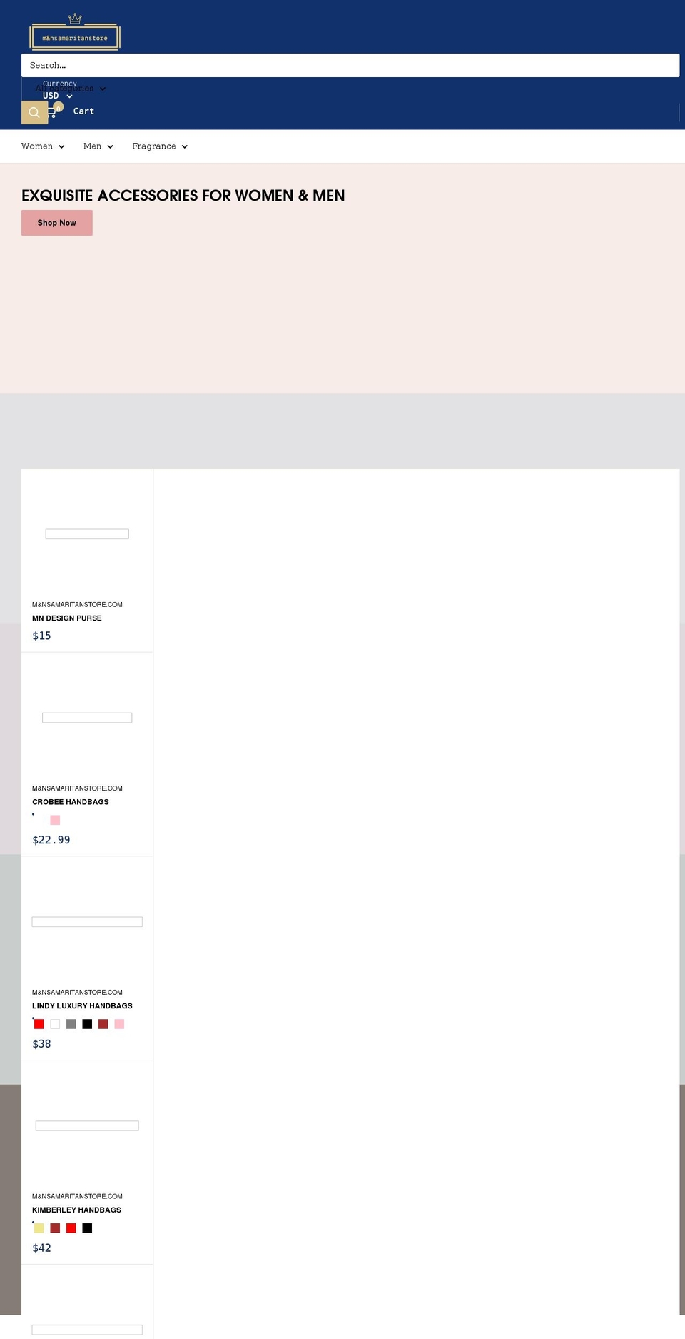 mnsamaritanstore.com shopify website screenshot
