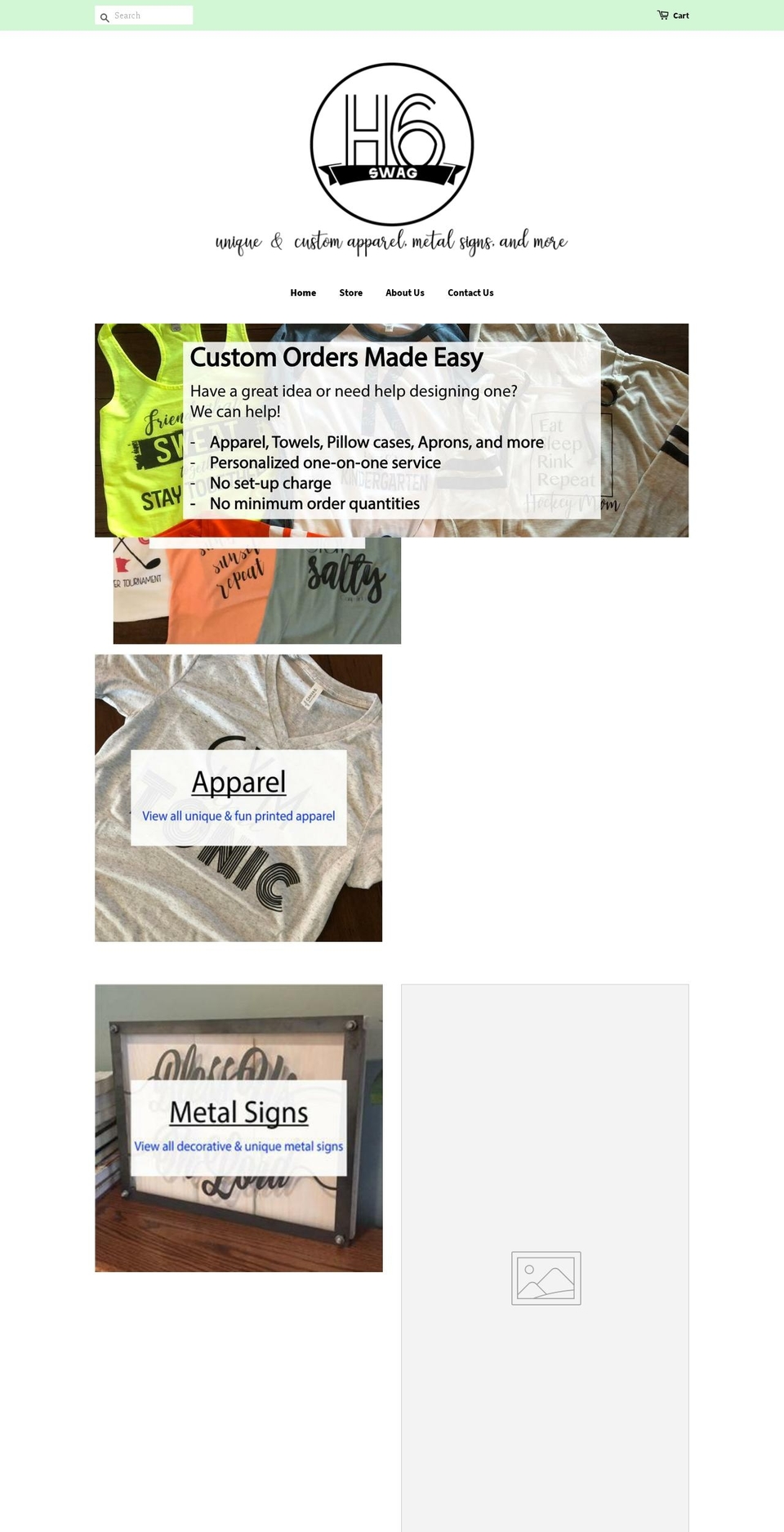 mnswag.com — Shopify storefront screenshot