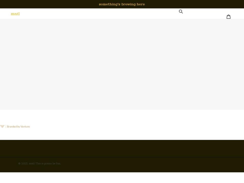 mntl.com shopify website screenshot