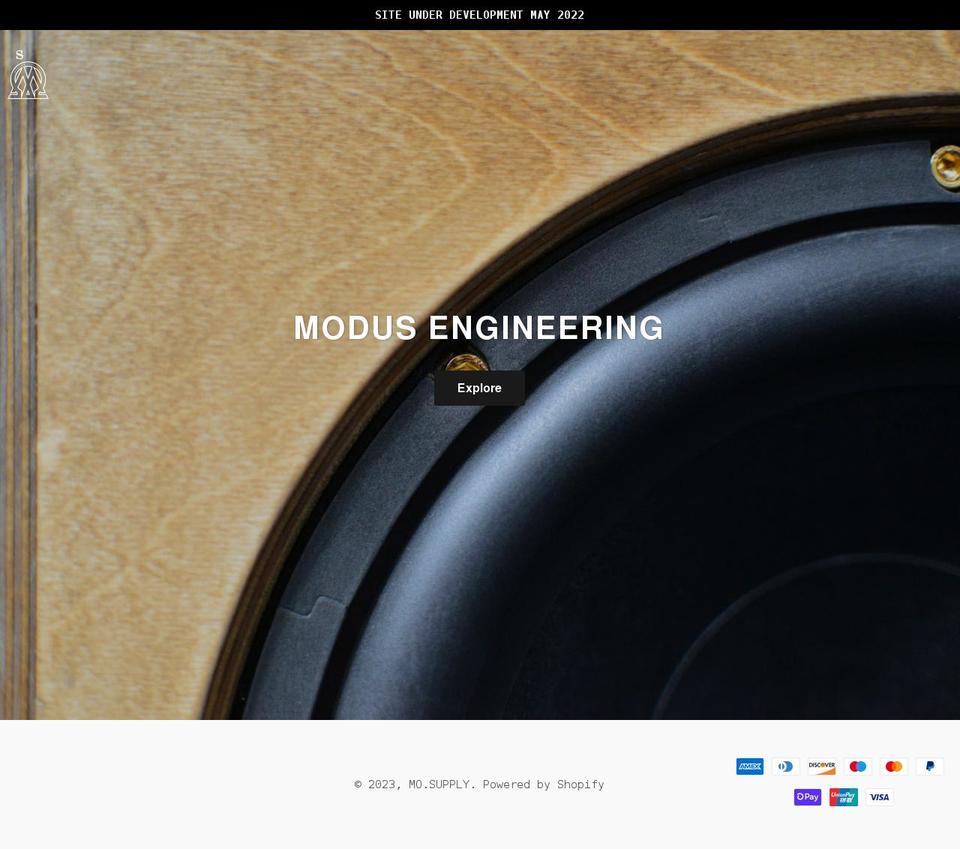 mo.supply shopify website screenshot