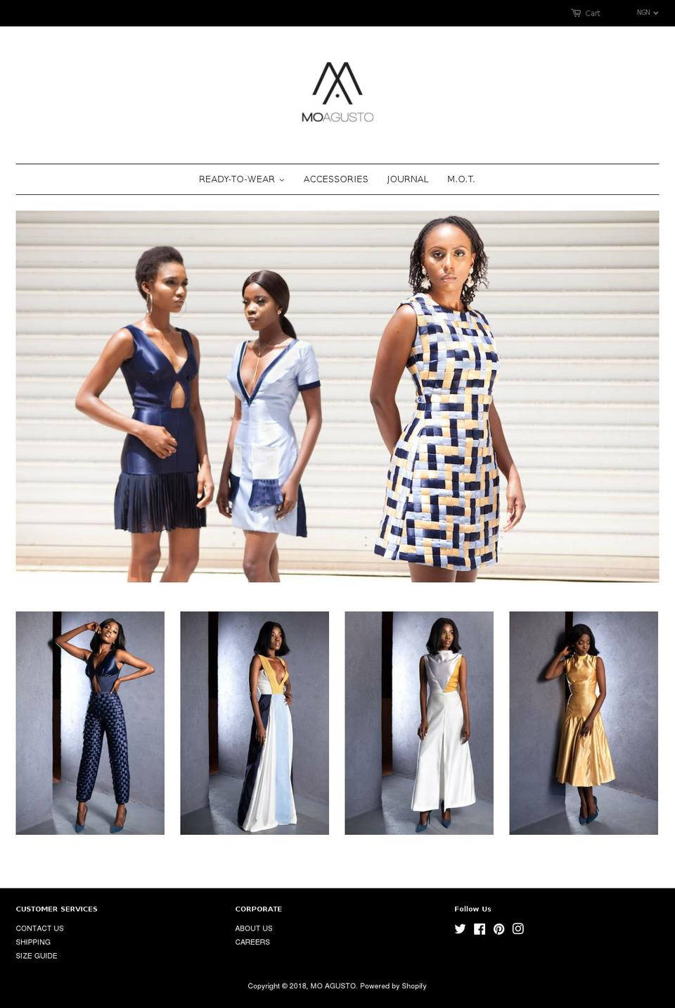 moagusto.com — Shopify storefront screenshot