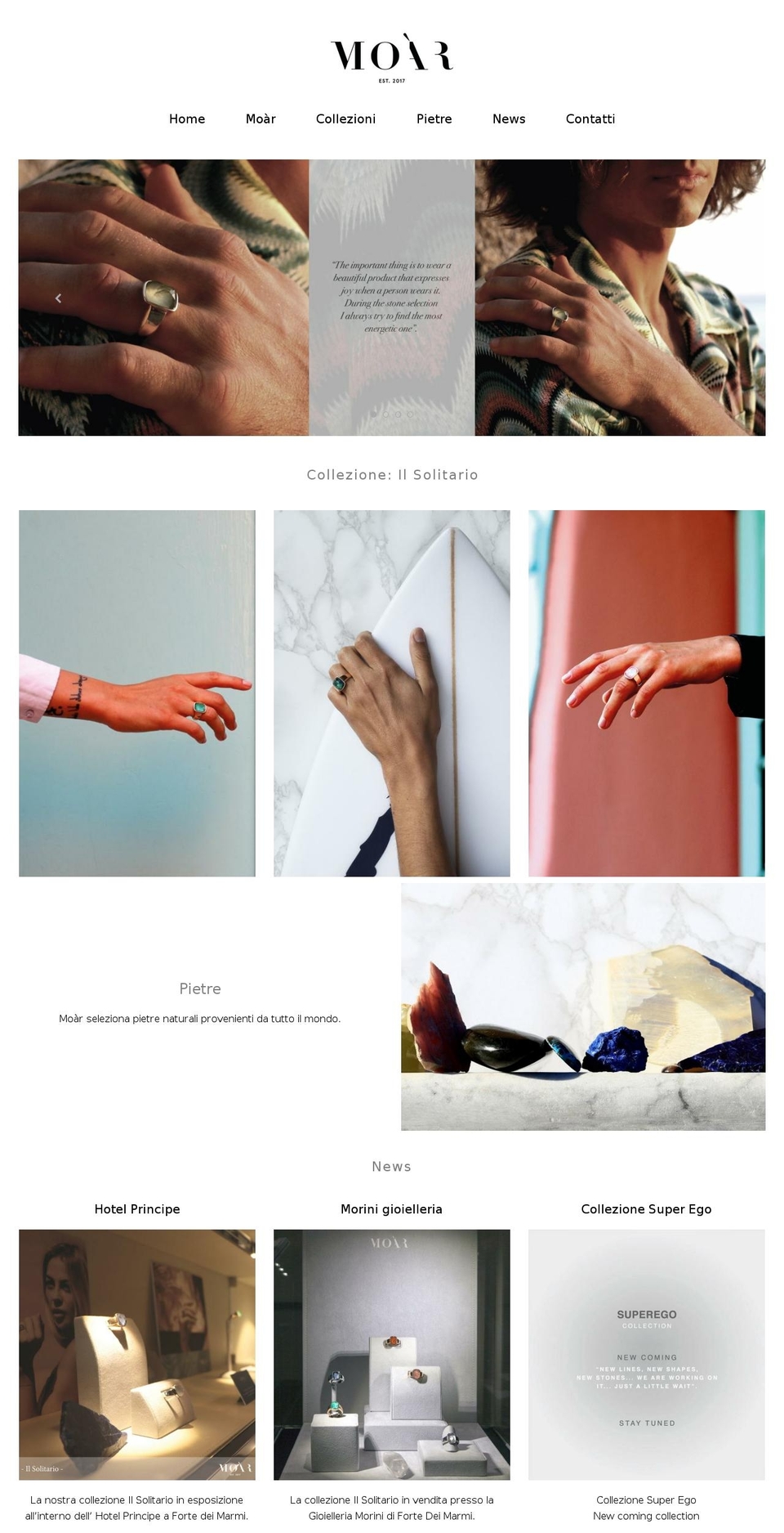 moarjewels.com — Shopify storefront screenshot