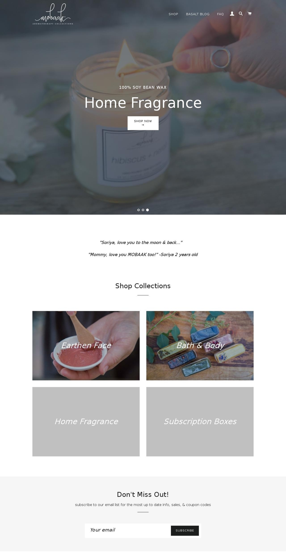 mobaak.com shopify website screenshot
