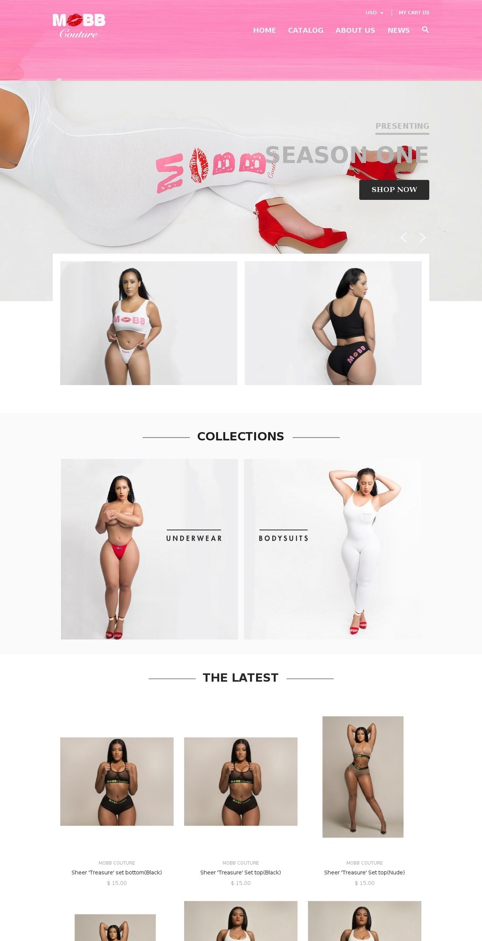 mobbcouture.com shopify website screenshot