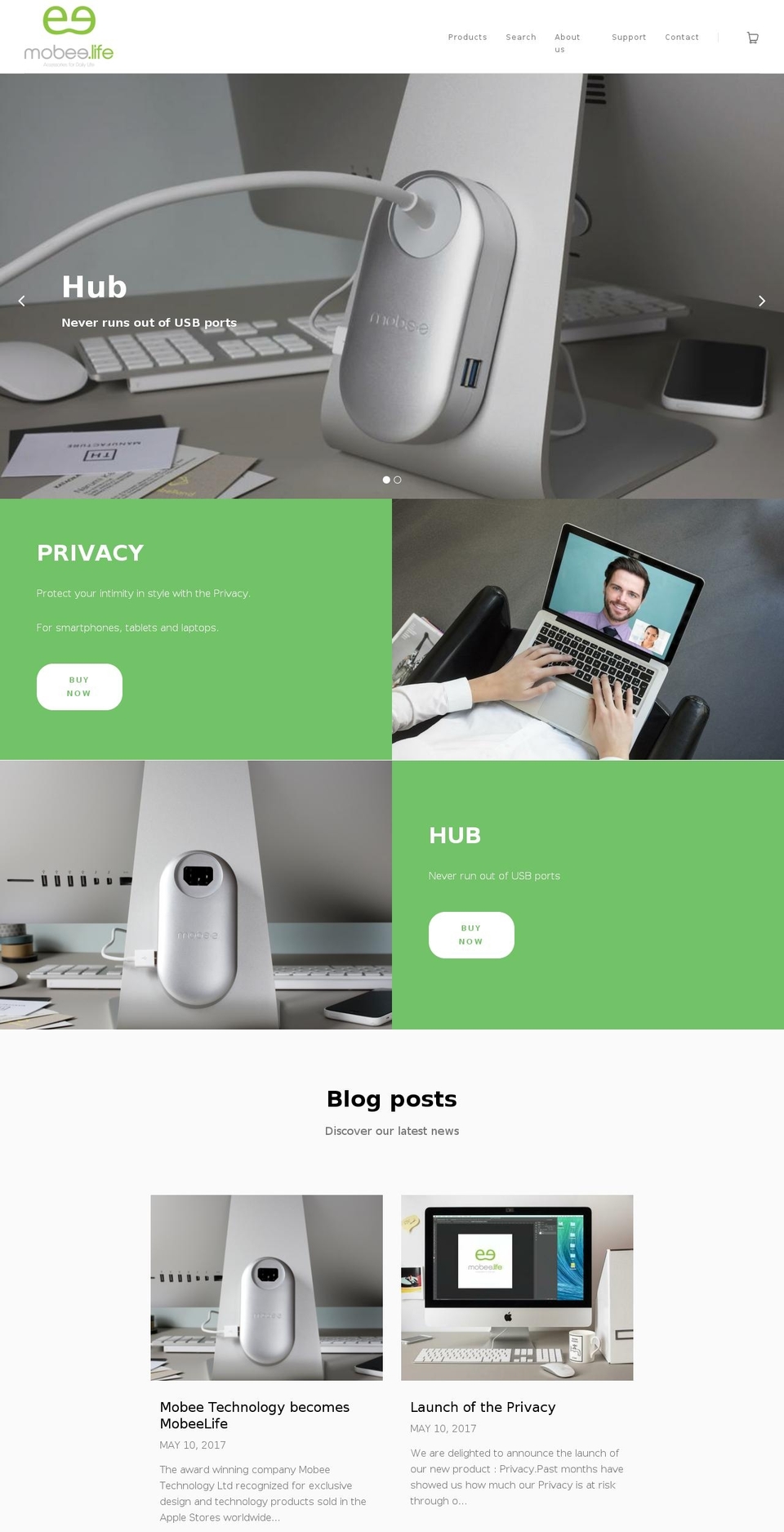 mobeetechnology.com — Shopify storefront screenshot