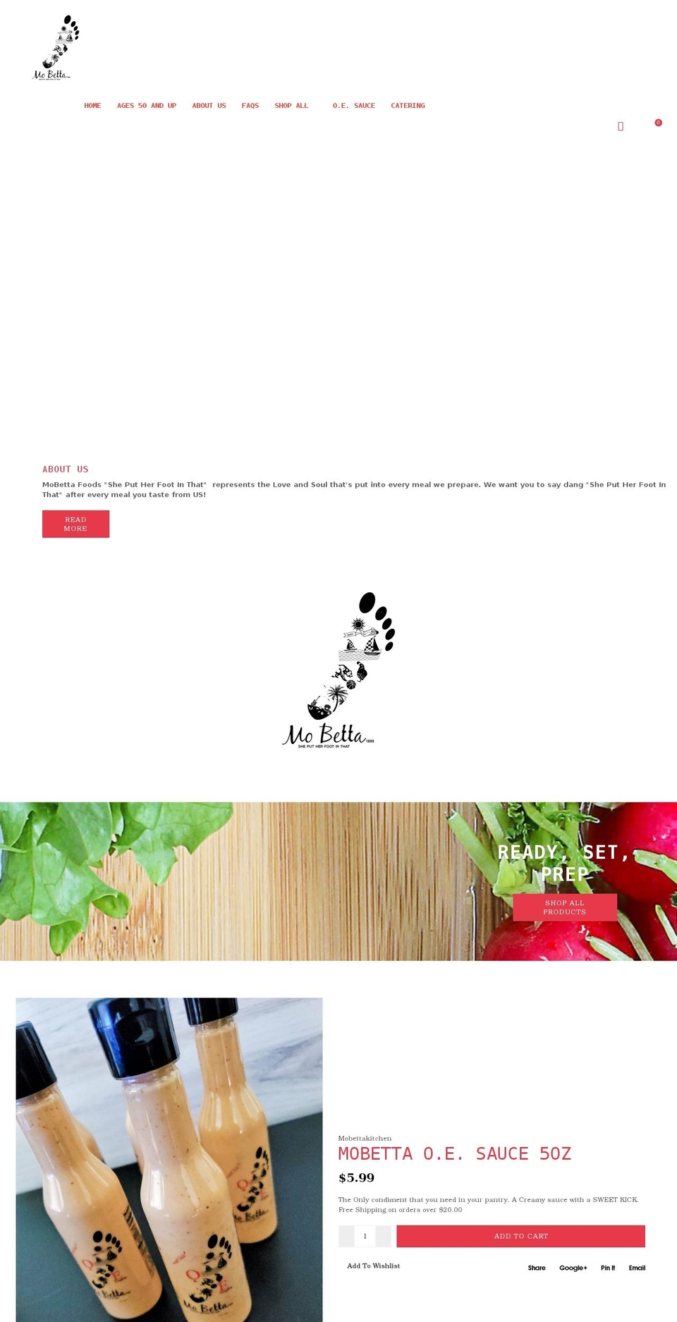 mobettakitchen.com shopify website screenshot