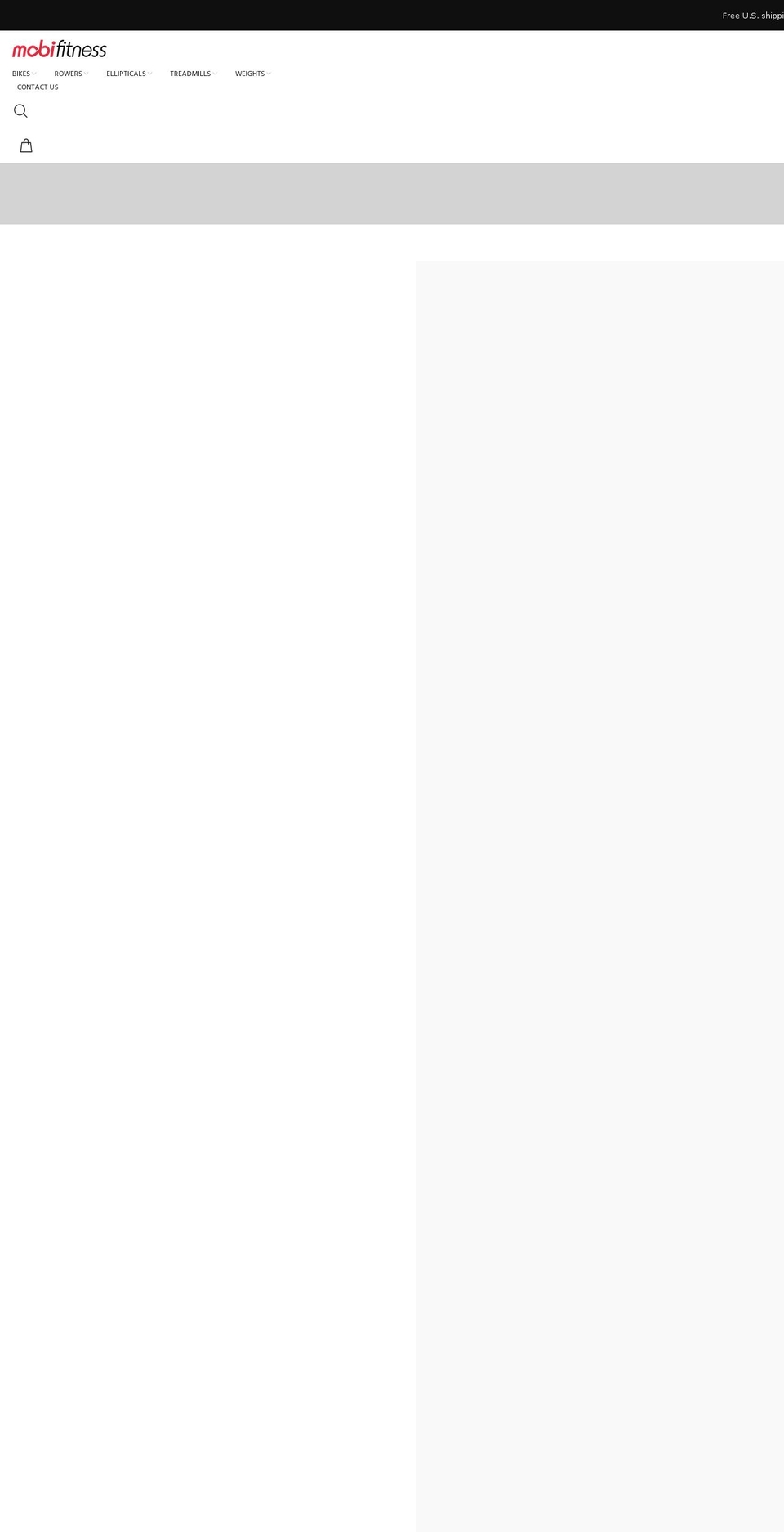mobifitness.com shopify website screenshot