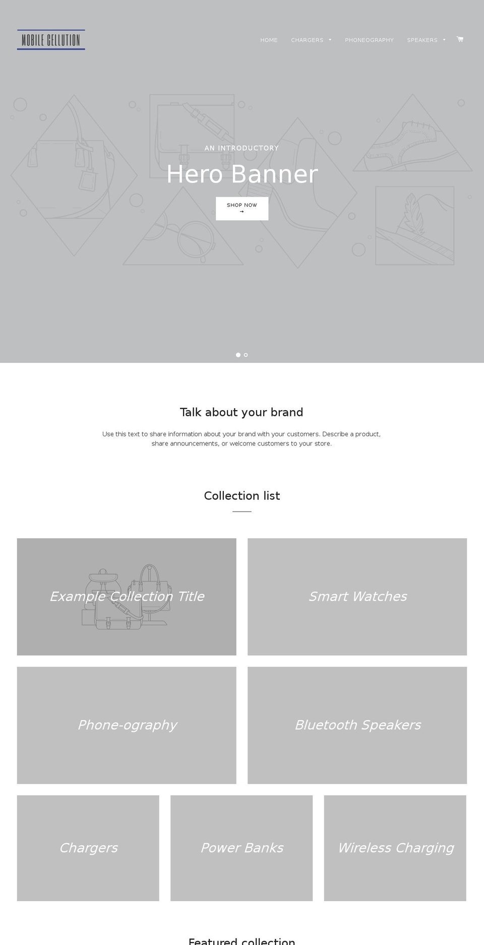 mobilecellution.com — Shopify storefront screenshot