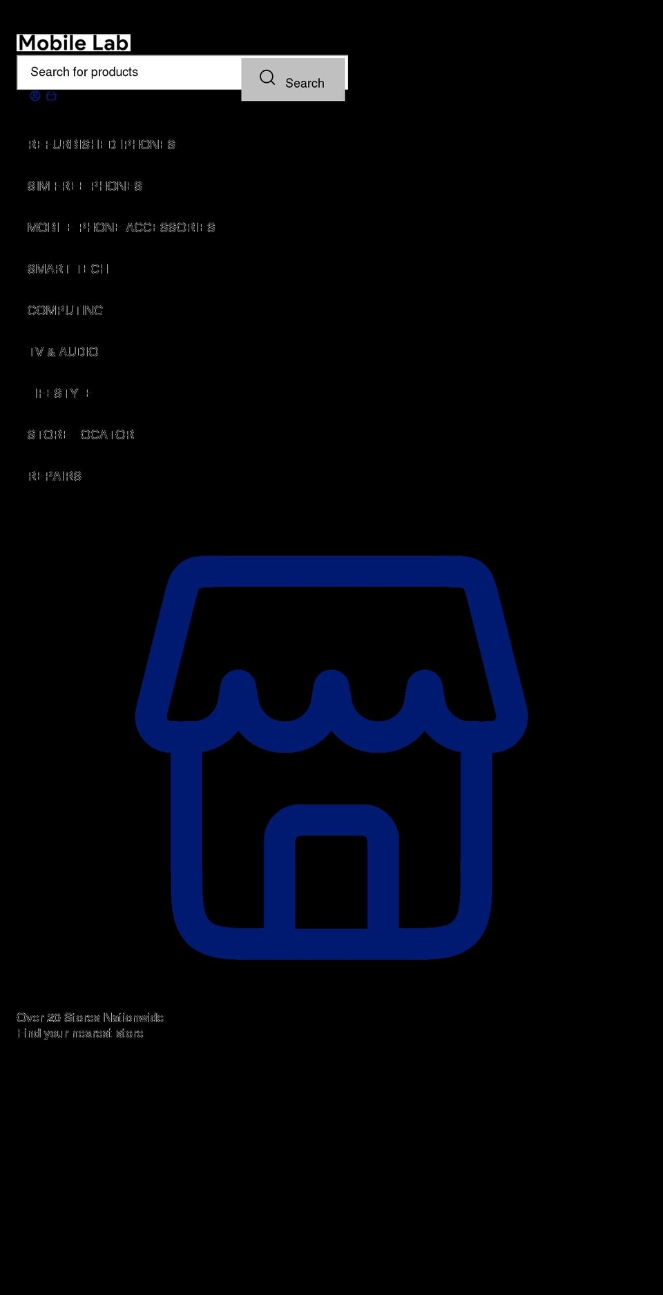 mobilelab.co.uk shopify website screenshot