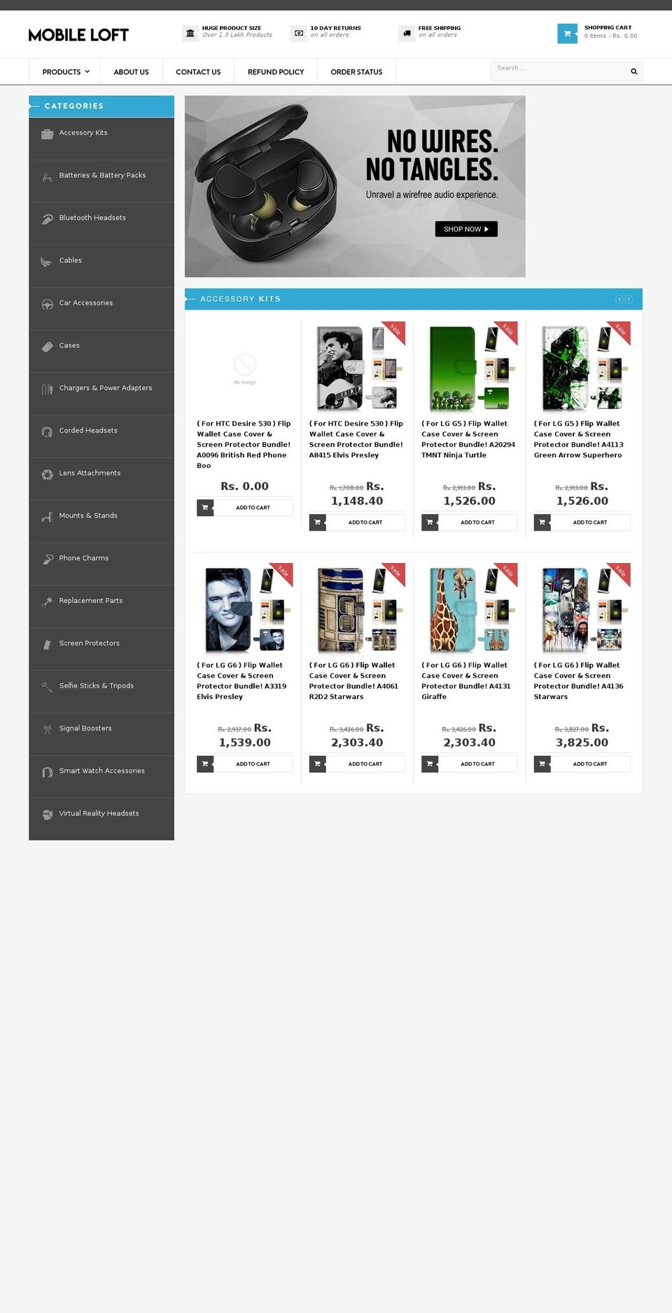 mobileloft.in shopify website screenshot