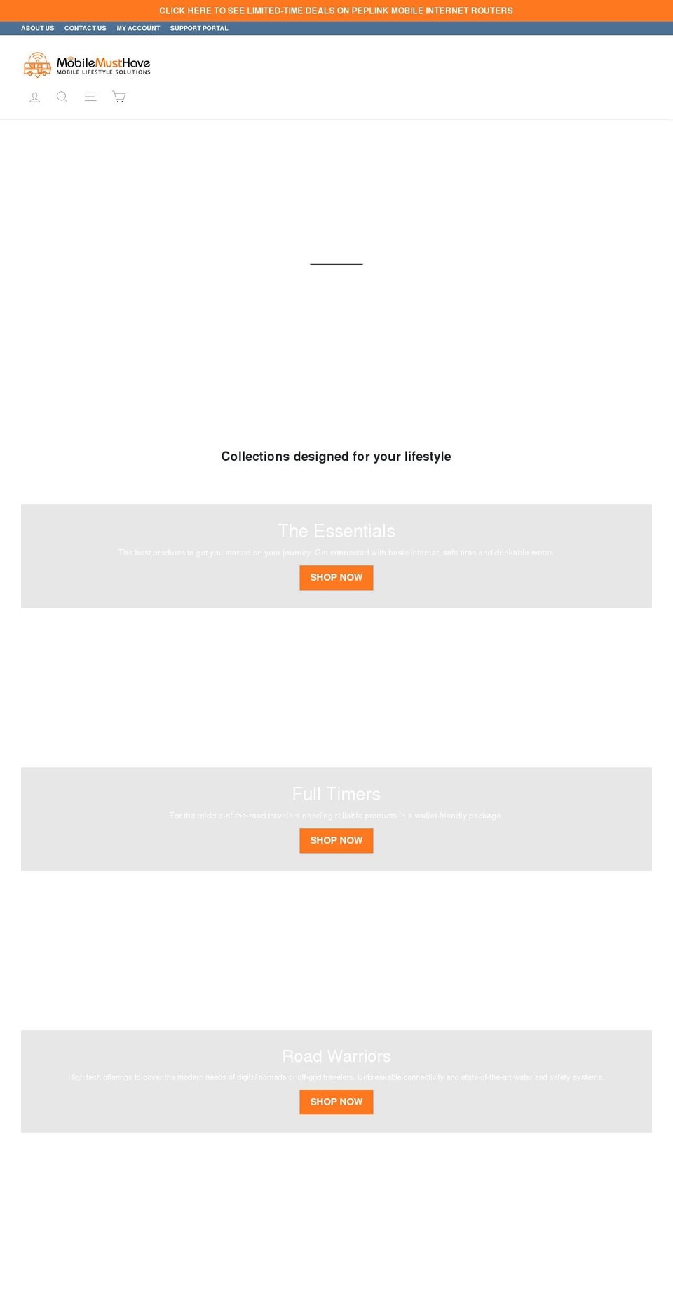 mobilemusthave.com shopify website screenshot