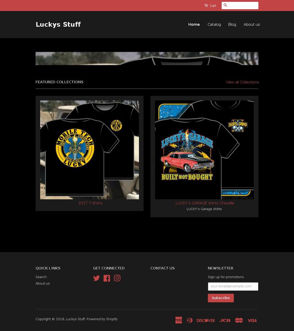 mobiletechlucky.com — Shopify storefront screenshot