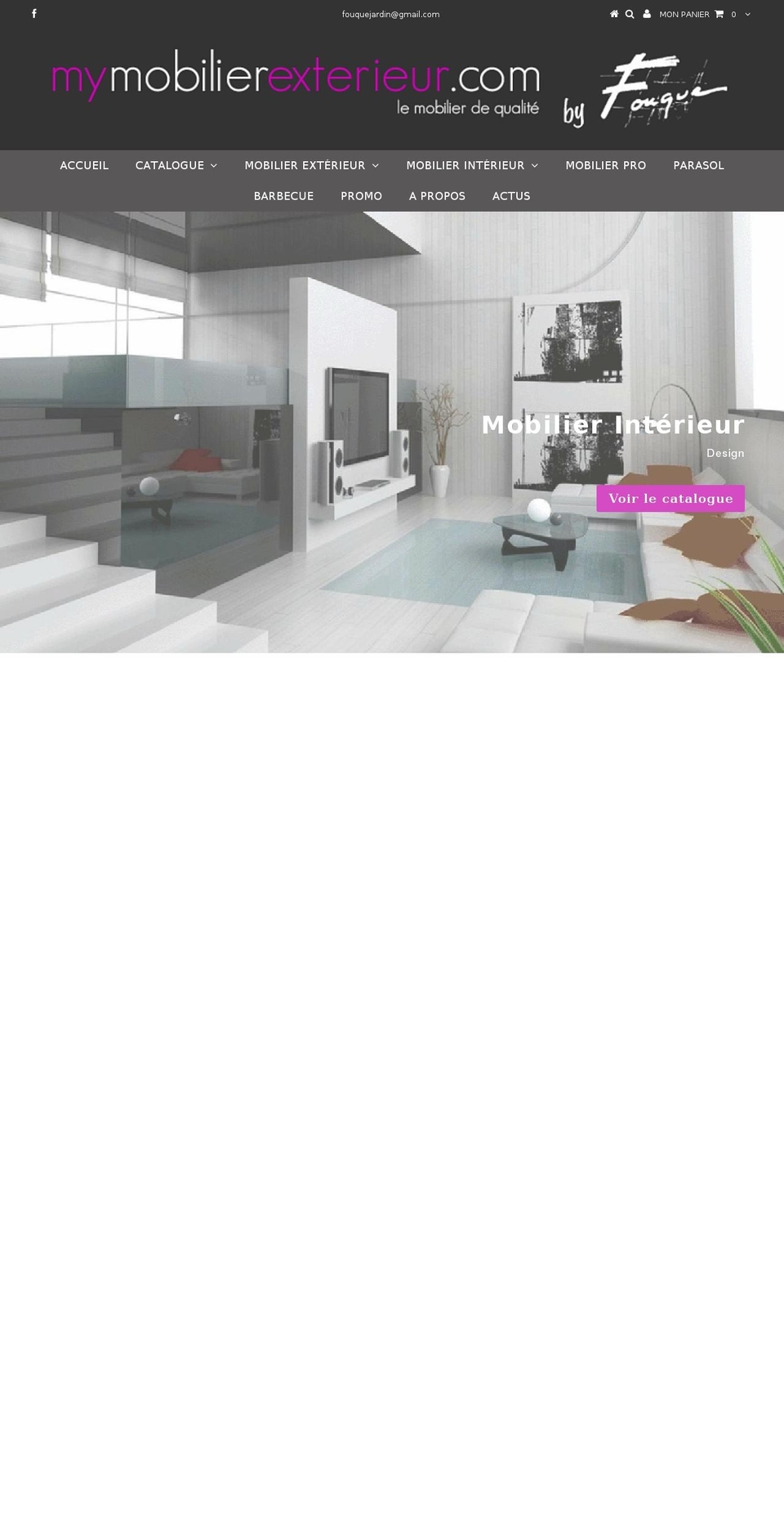 mobilierexterieur.com — Shopify storefront screenshot