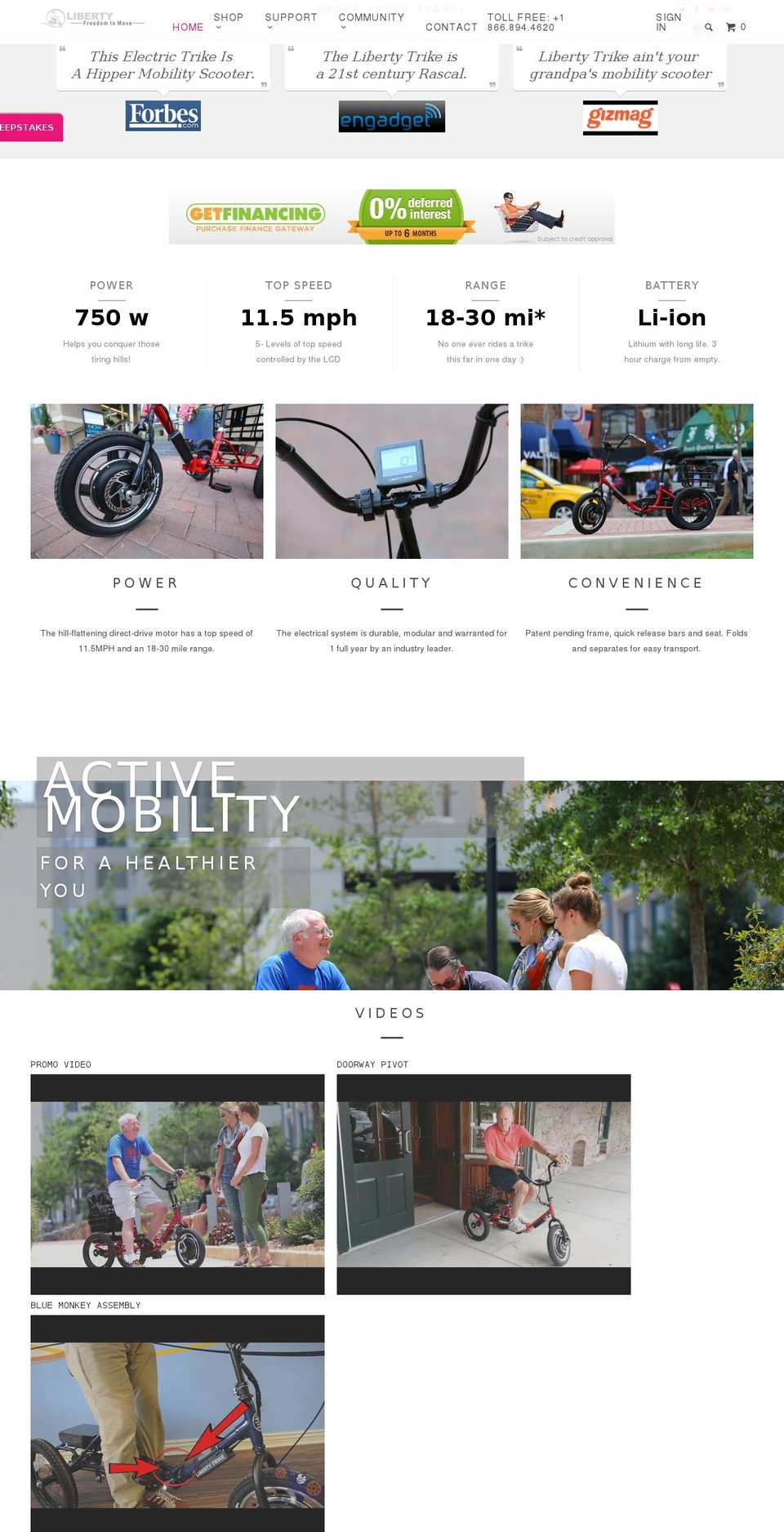 getfinancing:  06-Feb-17 Shopify theme site example mobilitytrike.com