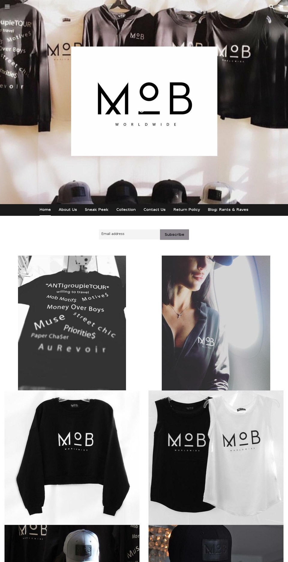 mobworldwide.com — Shopify storefront screenshot