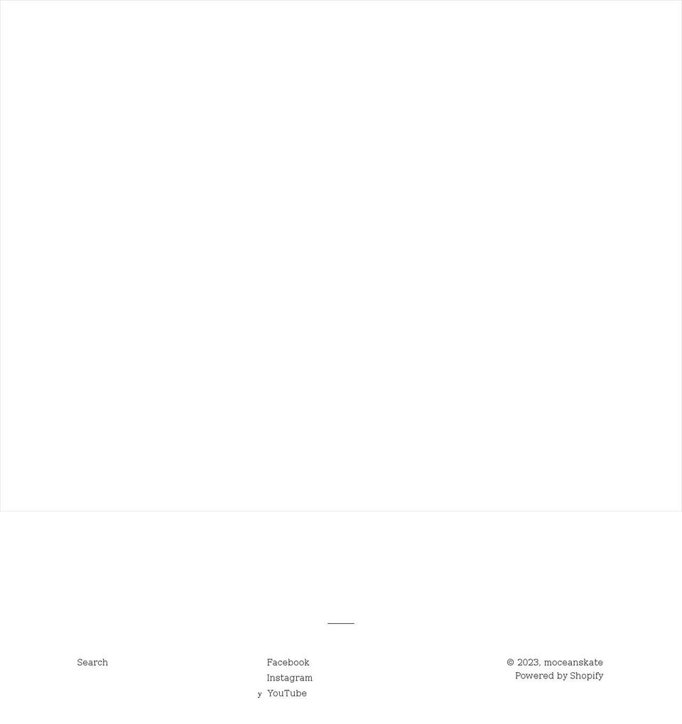 moceanskateboards.com shopify website screenshot
