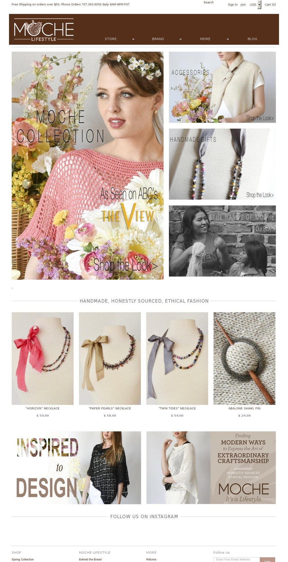mochelifestyle.com shopify website screenshot