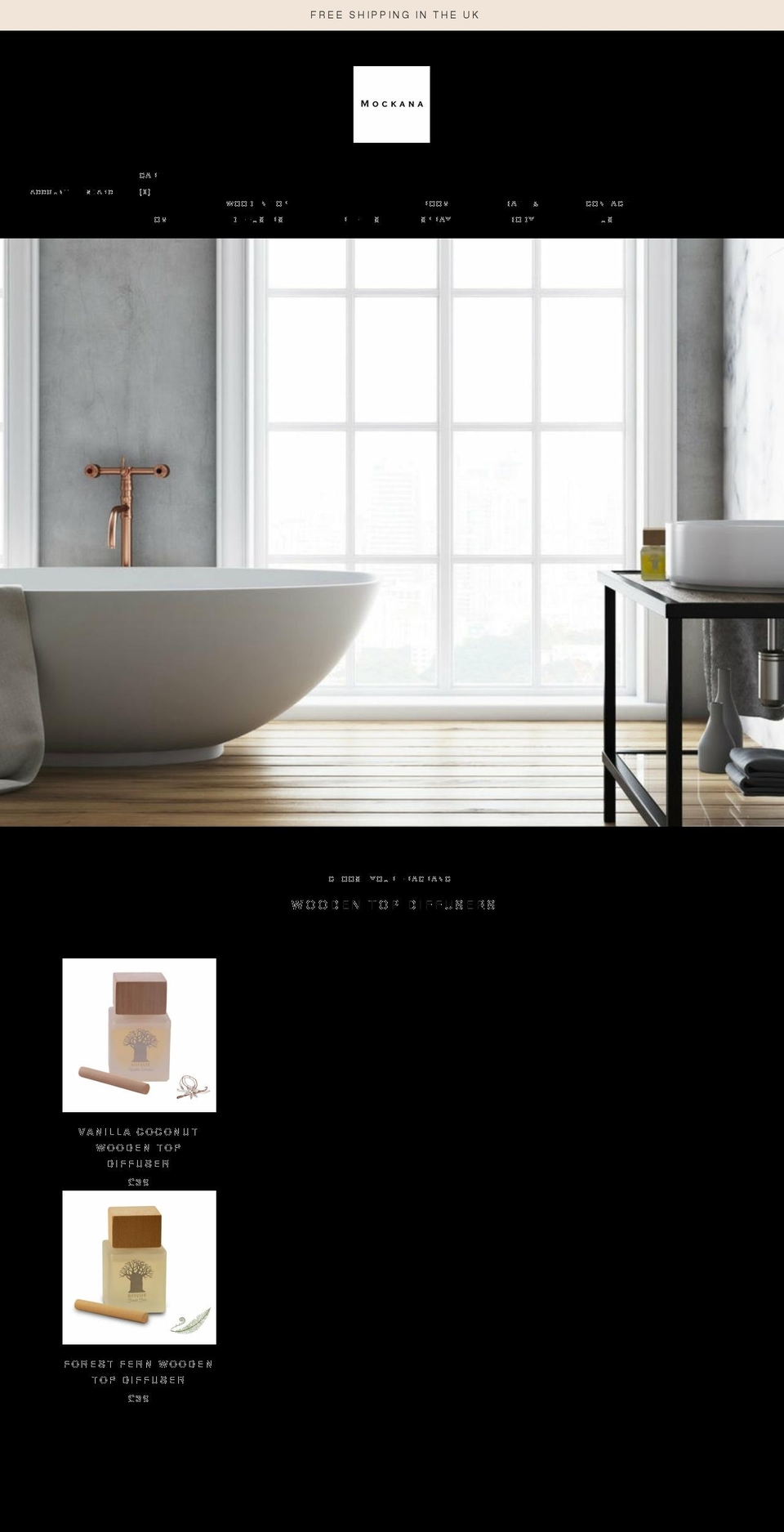 mockana.co.uk shopify website screenshot