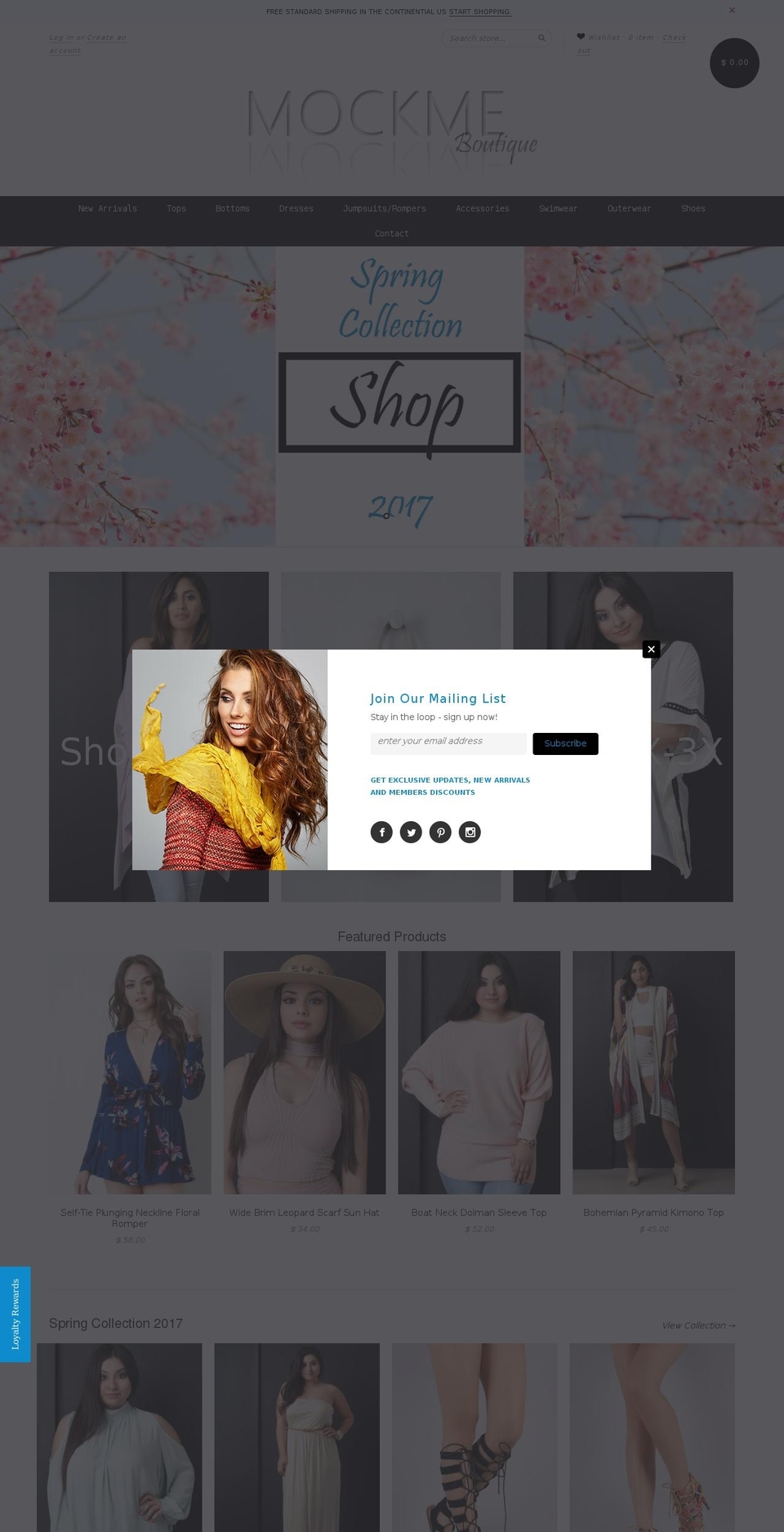 lh-theme Shopify theme site example mockmeboutique.com