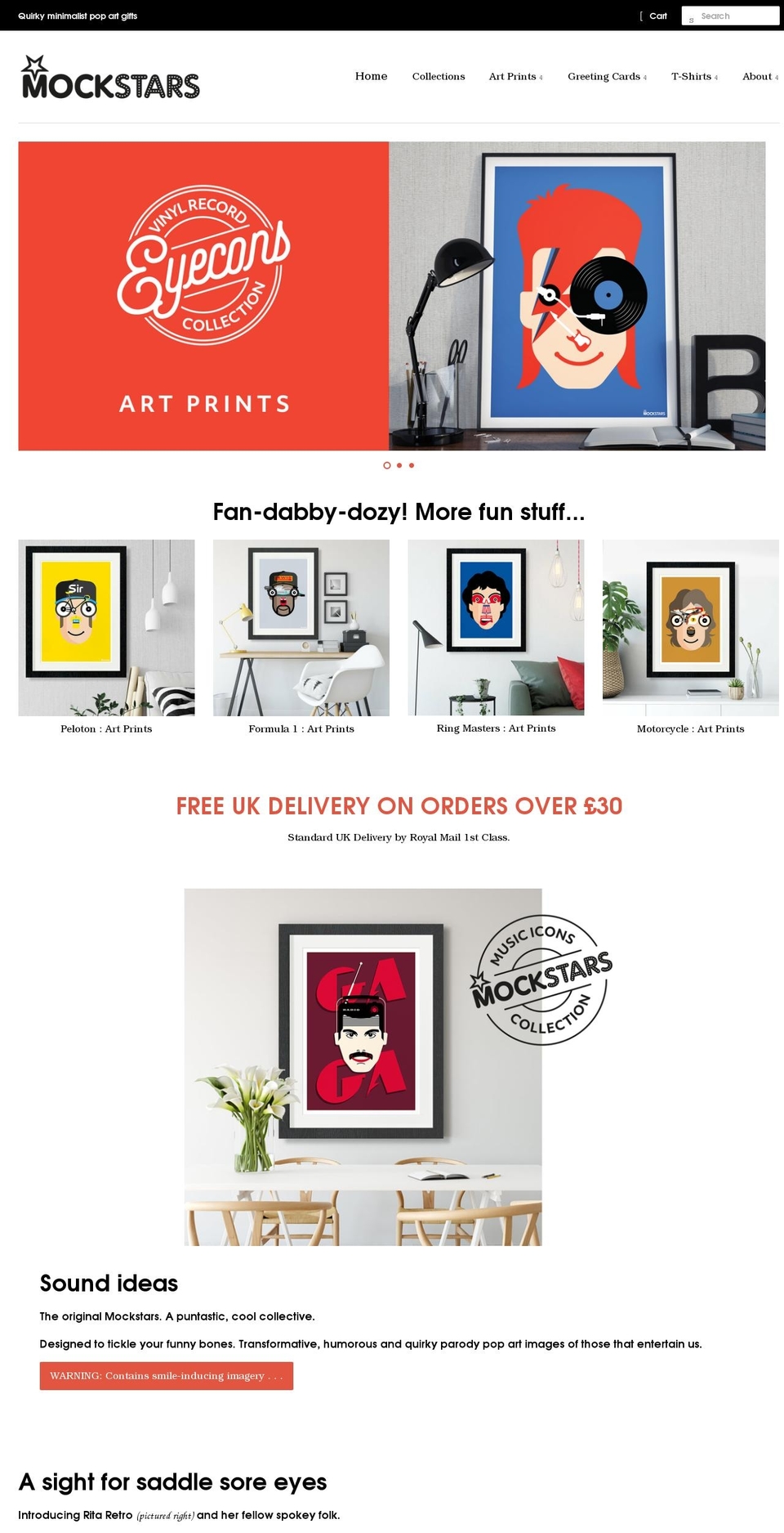 mockstars.co.uk shopify website screenshot