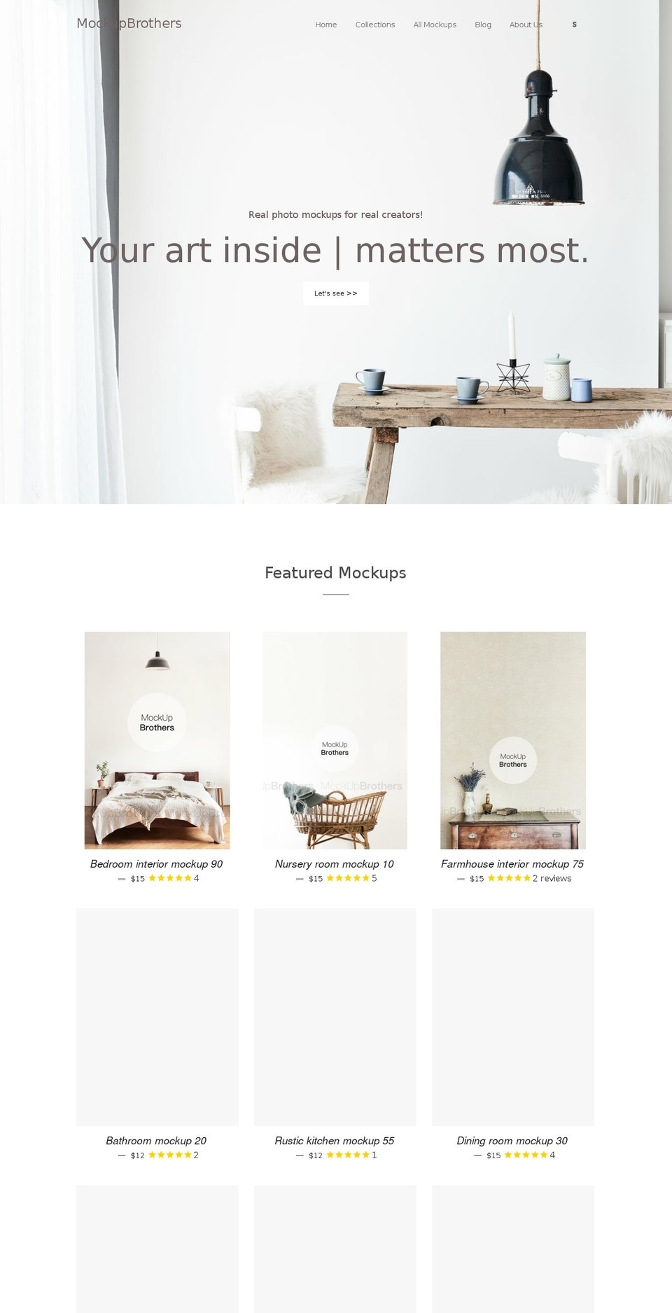 mockupbrothers.com shopify website screenshot