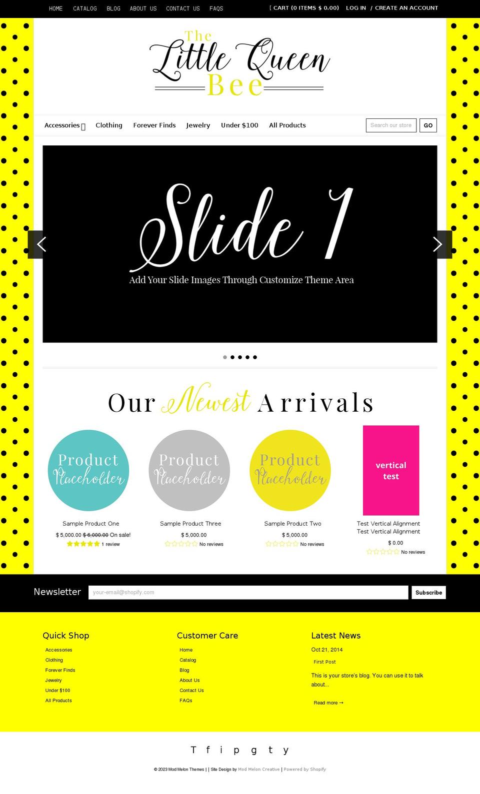 mod-melon-themes.myshopify.com shopify website screenshot